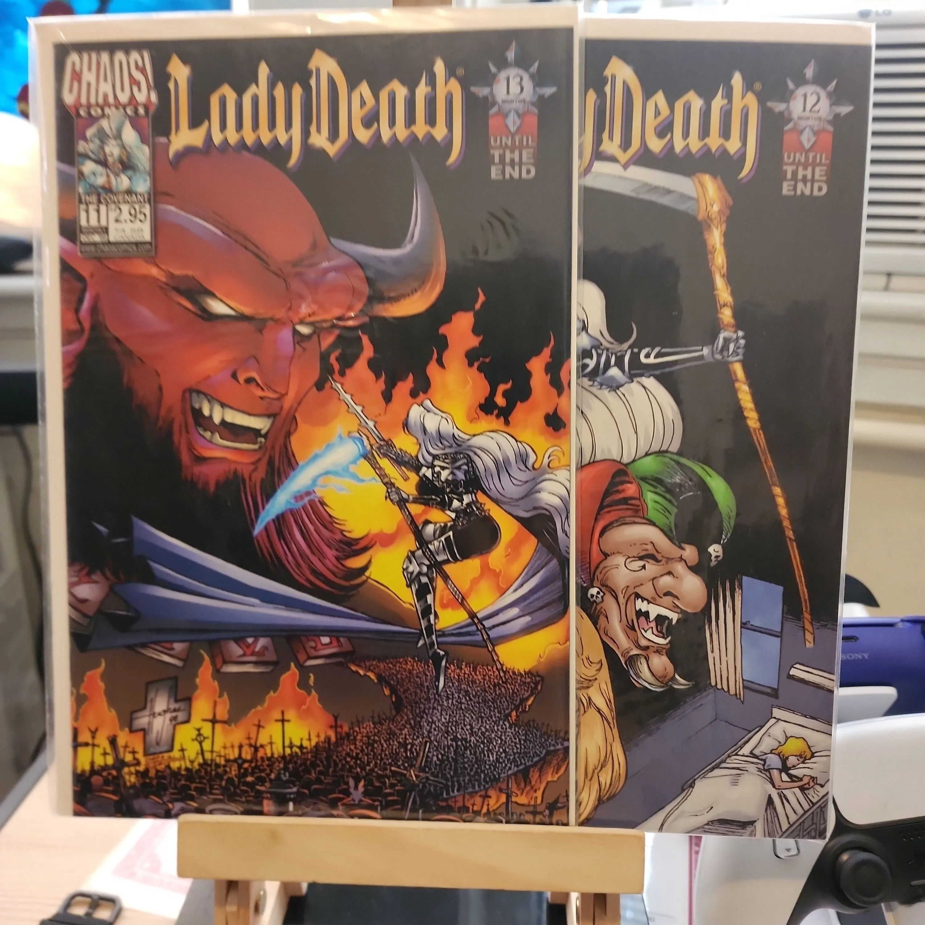 Product image for Lady Death #11 and #12 Chaos Comics (13 and 12 months until the end)