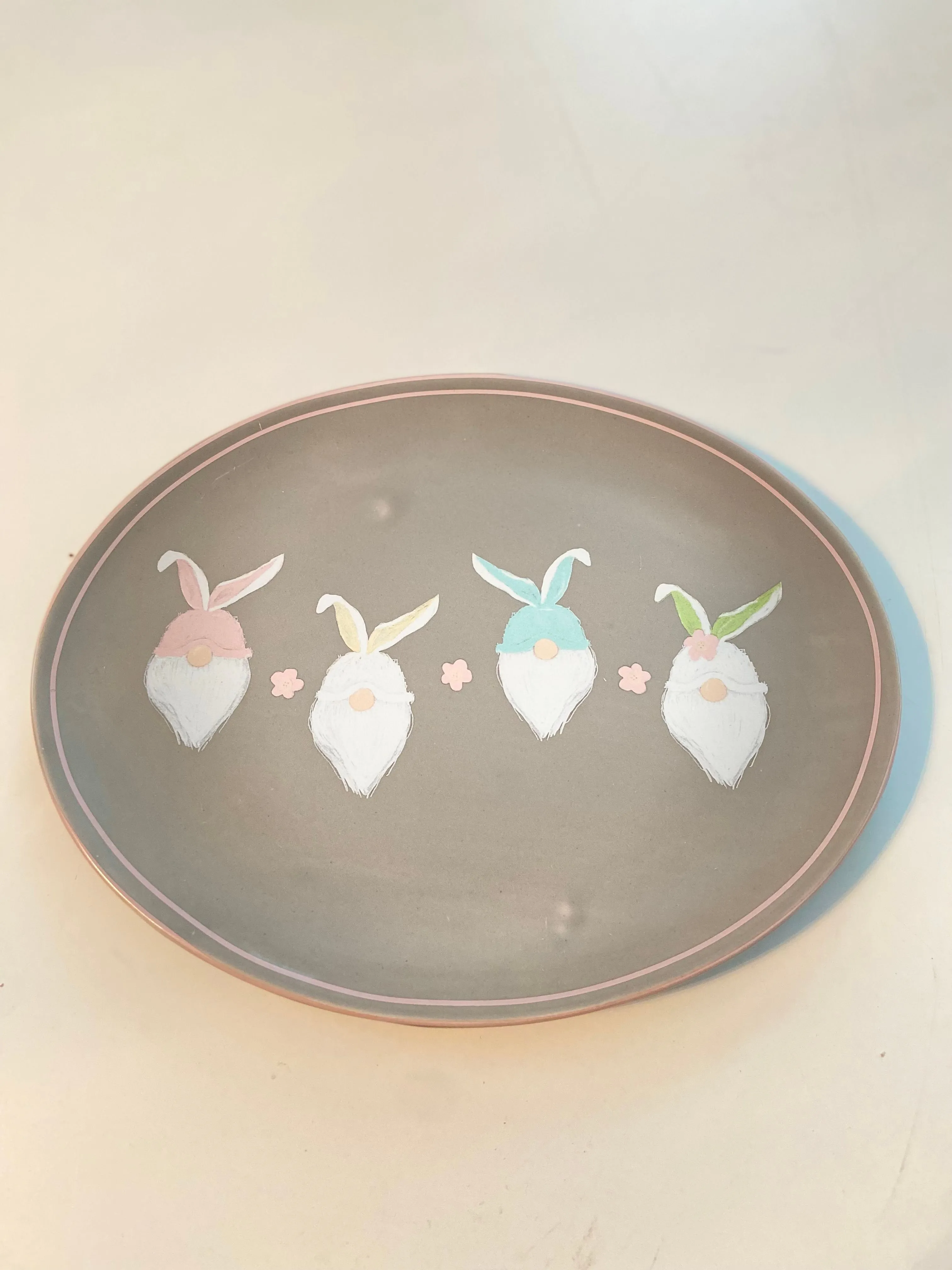 Product image for Bunny gnome plater