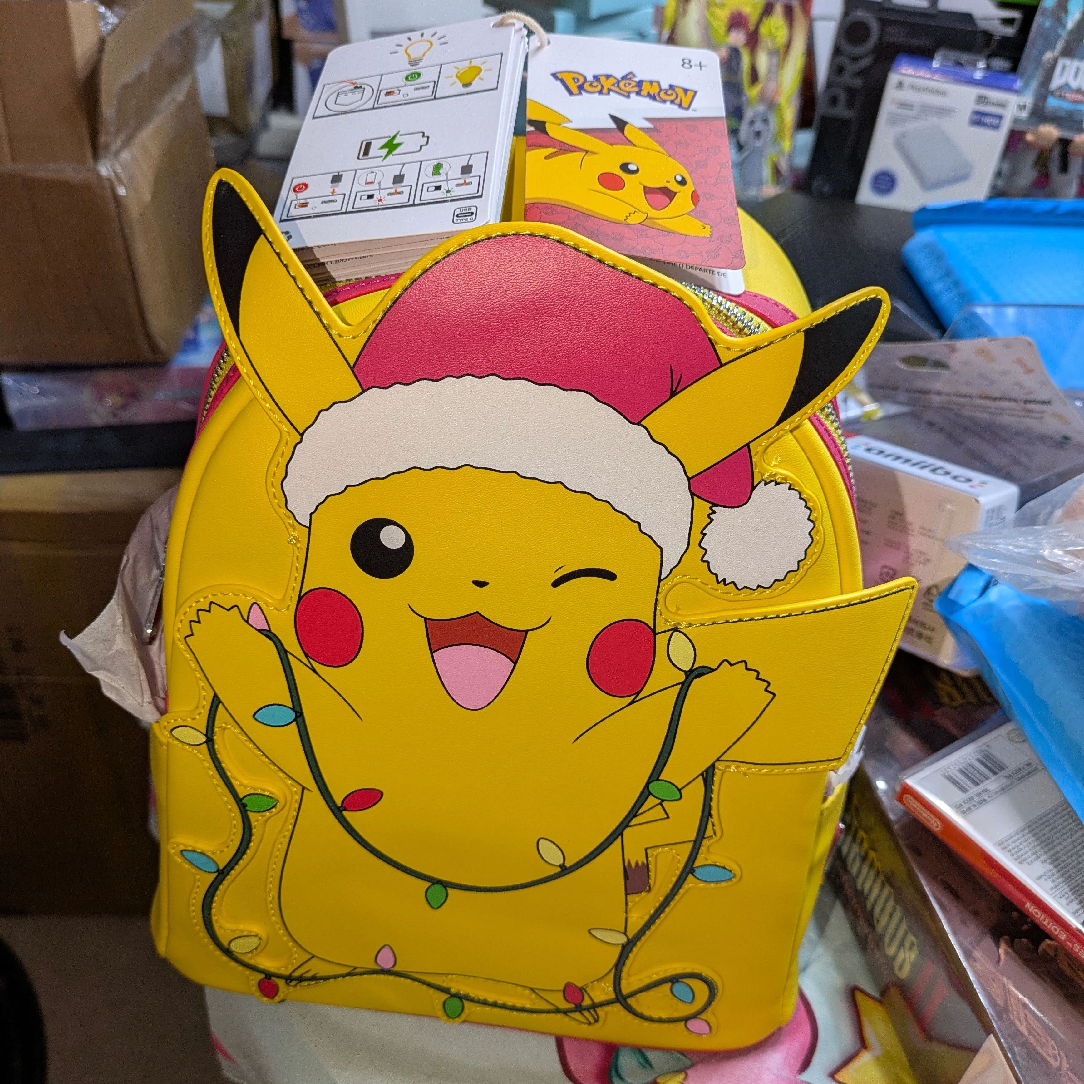 Product image for Loungefly Pikachu Pokemon mini backpack