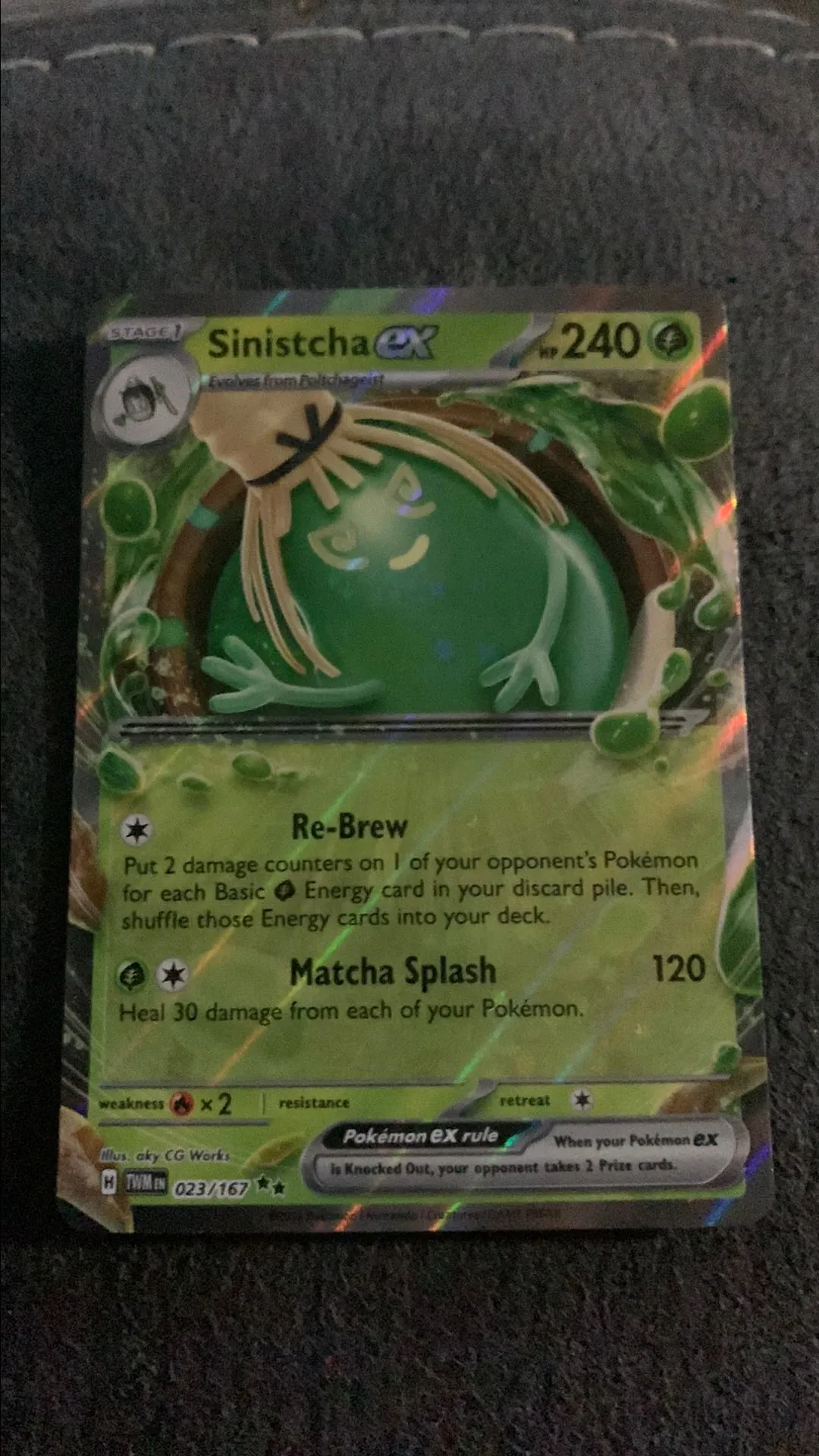 Pokmon TCG Sinistcha ex 023/167 Twilight Masquerade NM  Whatnot: Shop,  Sell, Connect