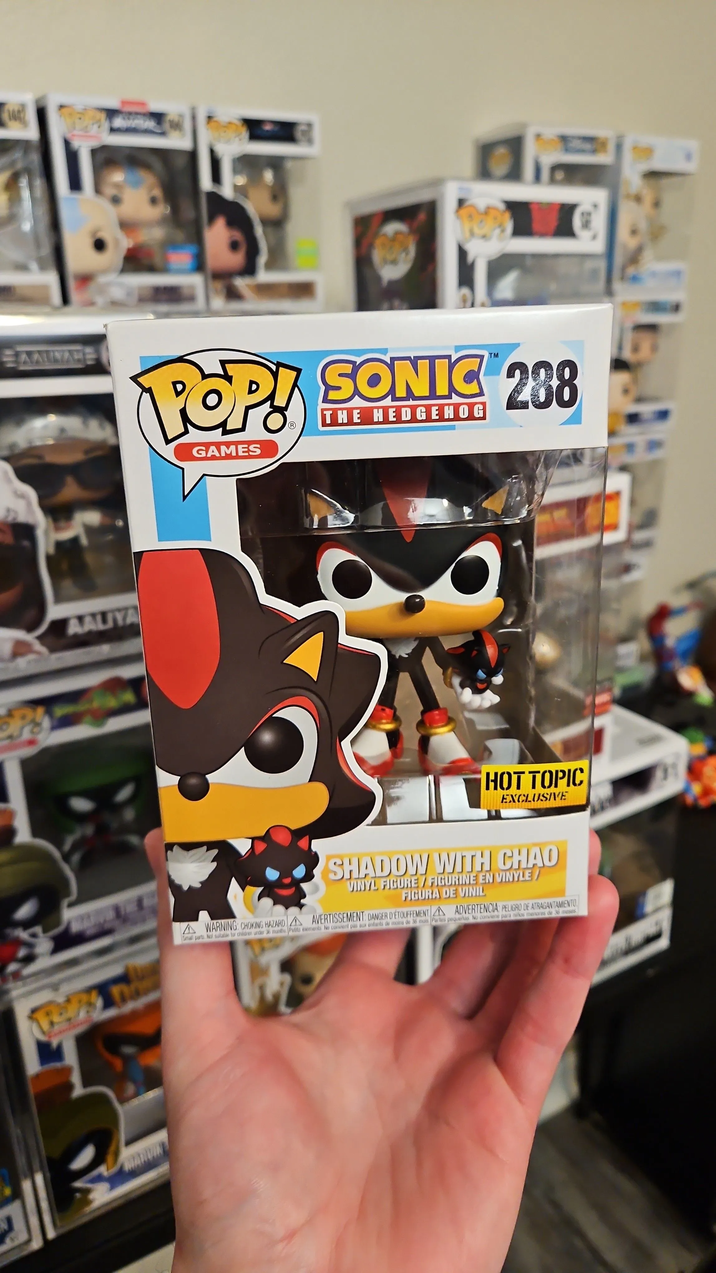 Product image for Shadow With Chao Hot Topic Funko