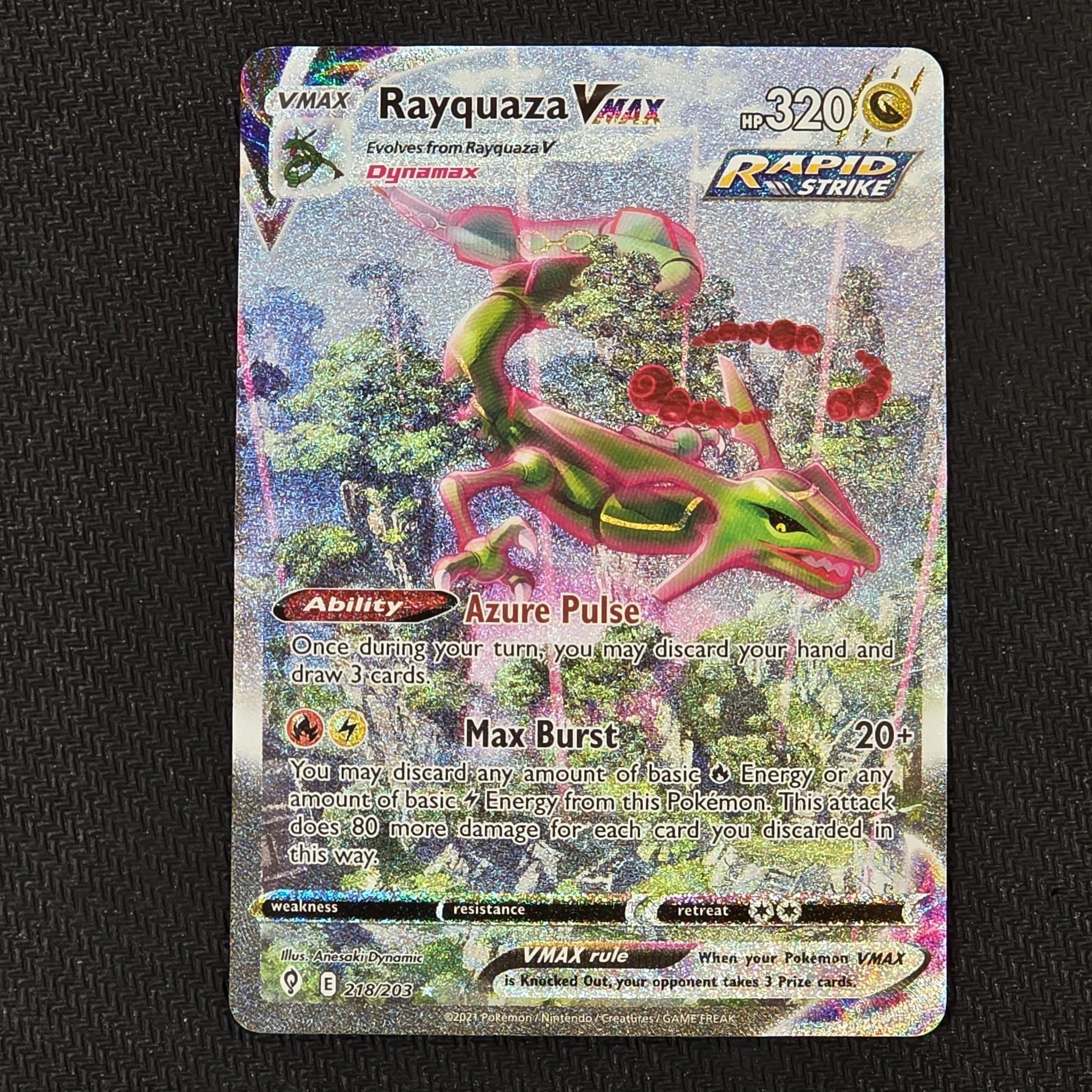 Evolving Skies - Rayquaza VMAX 218/203 - Single Card  Whatnot: Shop, Sell,  Connect