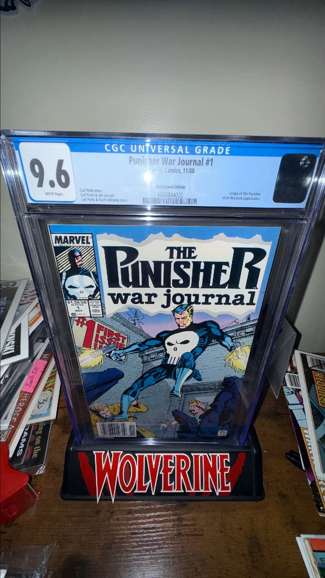 Product image for Punisher War Journal #1 Newsstand CGC 9.6