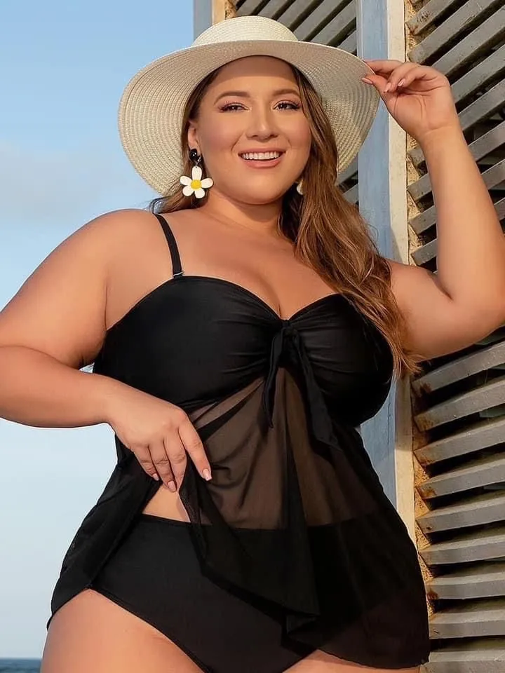 Product image for #47 Tankini Top Black