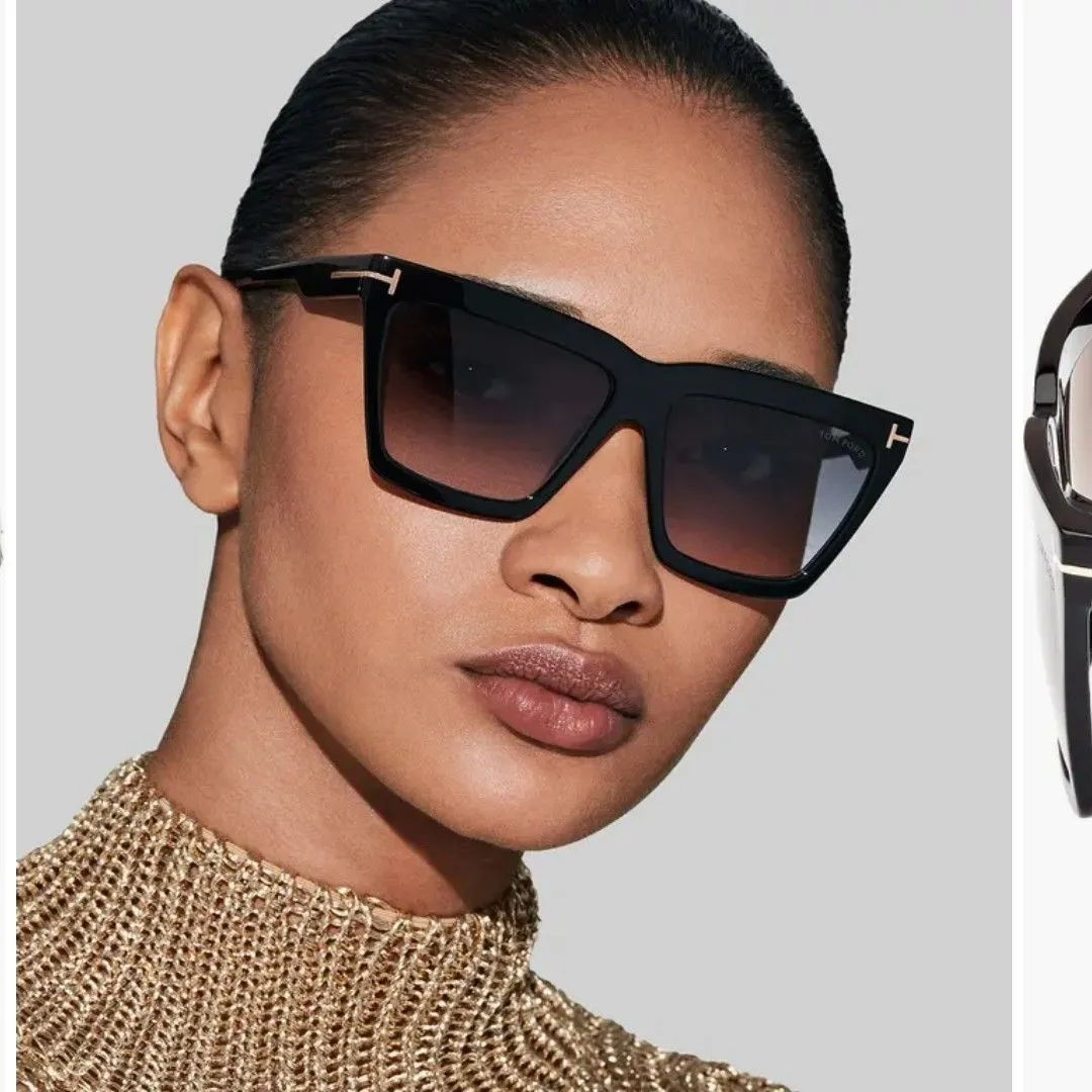 Product image for Tom Ford Eden 56mm Gradient Geometric Sunglasses
