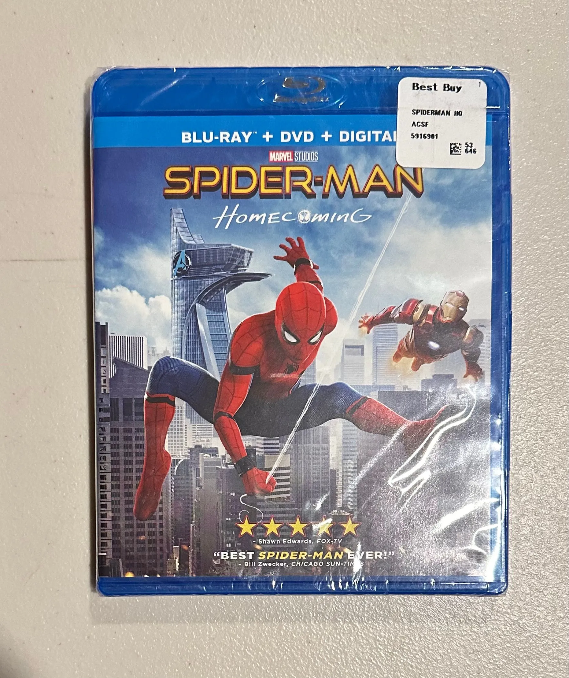 Product image for 2017 Spider-Man: Homecoming Blu-Ray