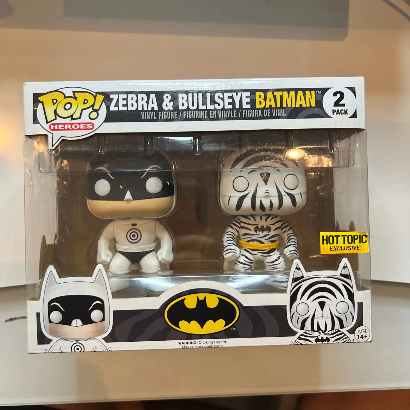 Product image for Bullseye Batman & Zebra Batman (2-Pack) Hot Topic Exclusive