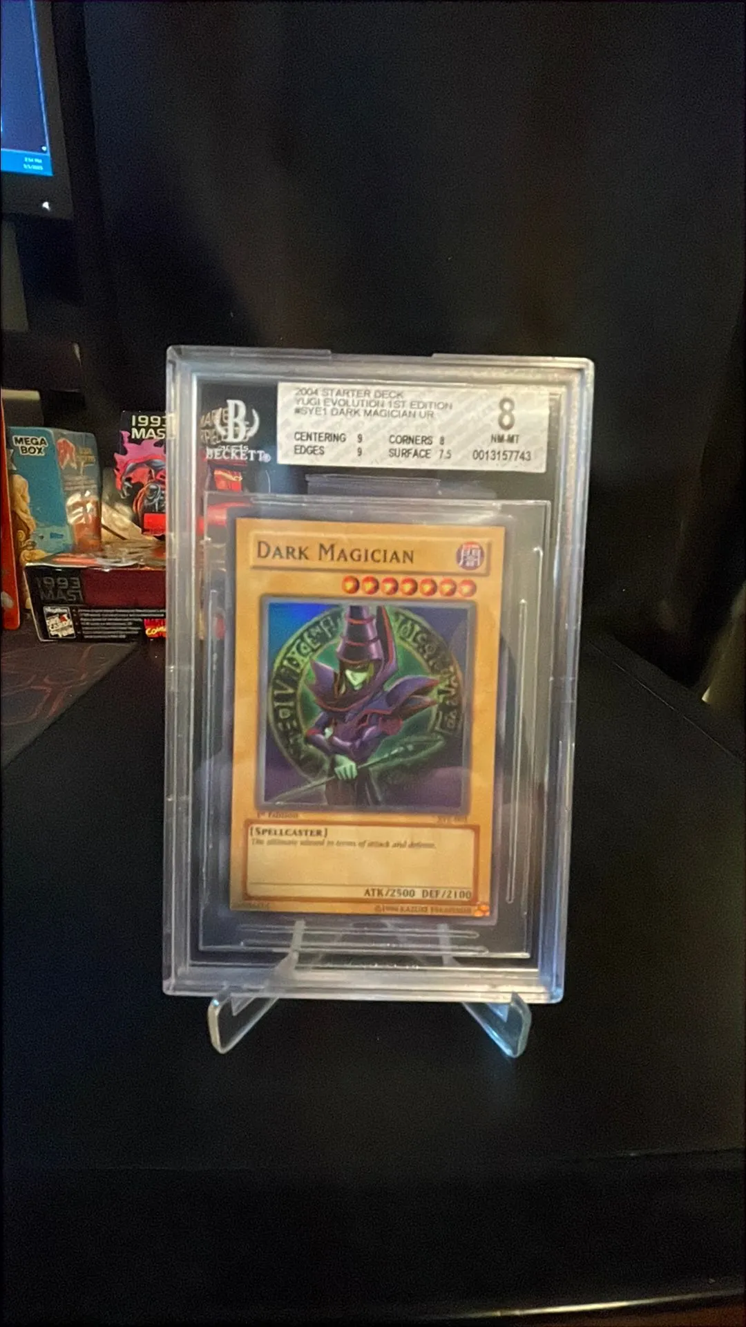 Product image for BGS 8 2004 SYE 1st edition Dark Magician
