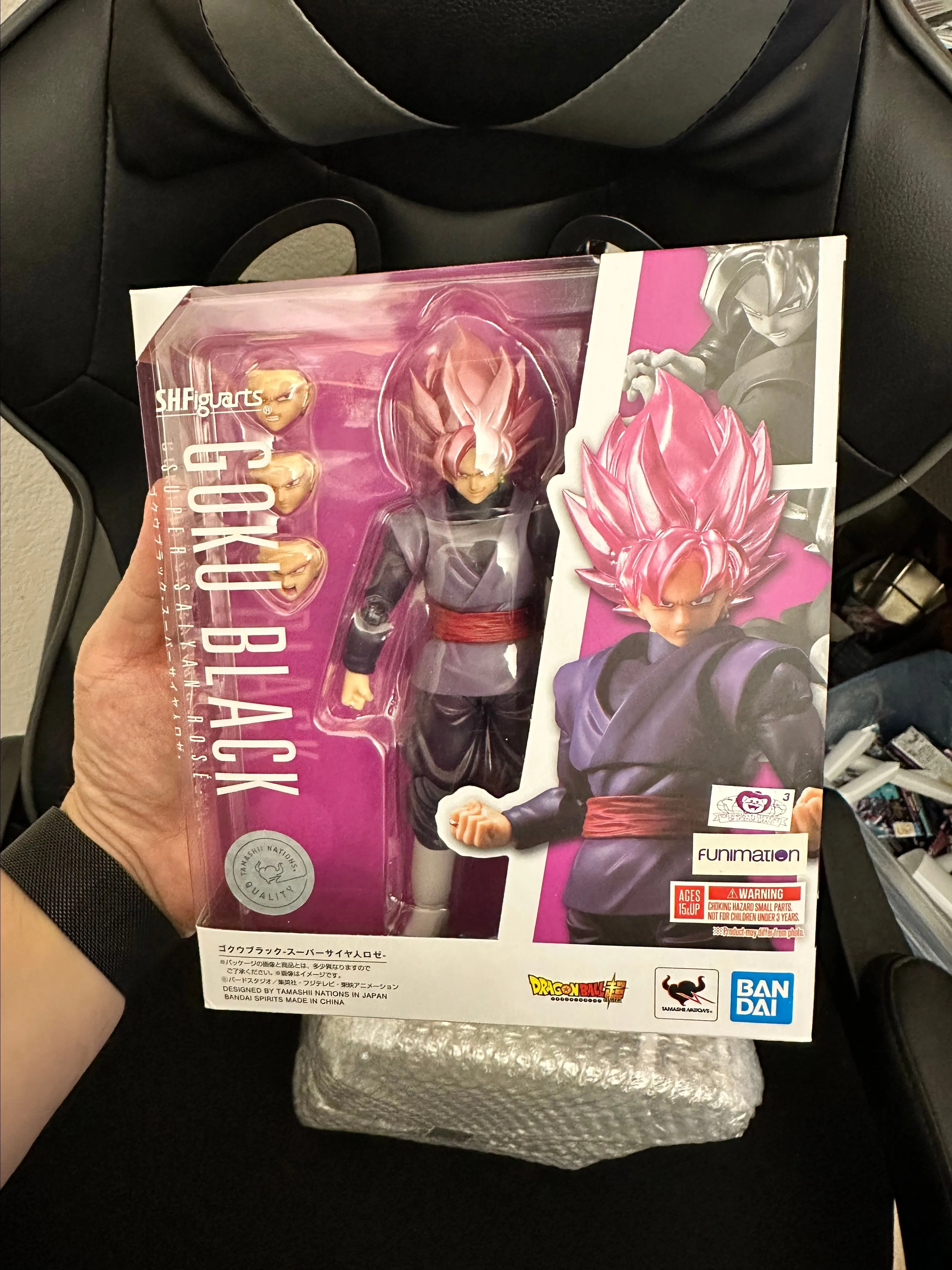 Product image for Goku Black Super Saiyan Rose SH Figuarts