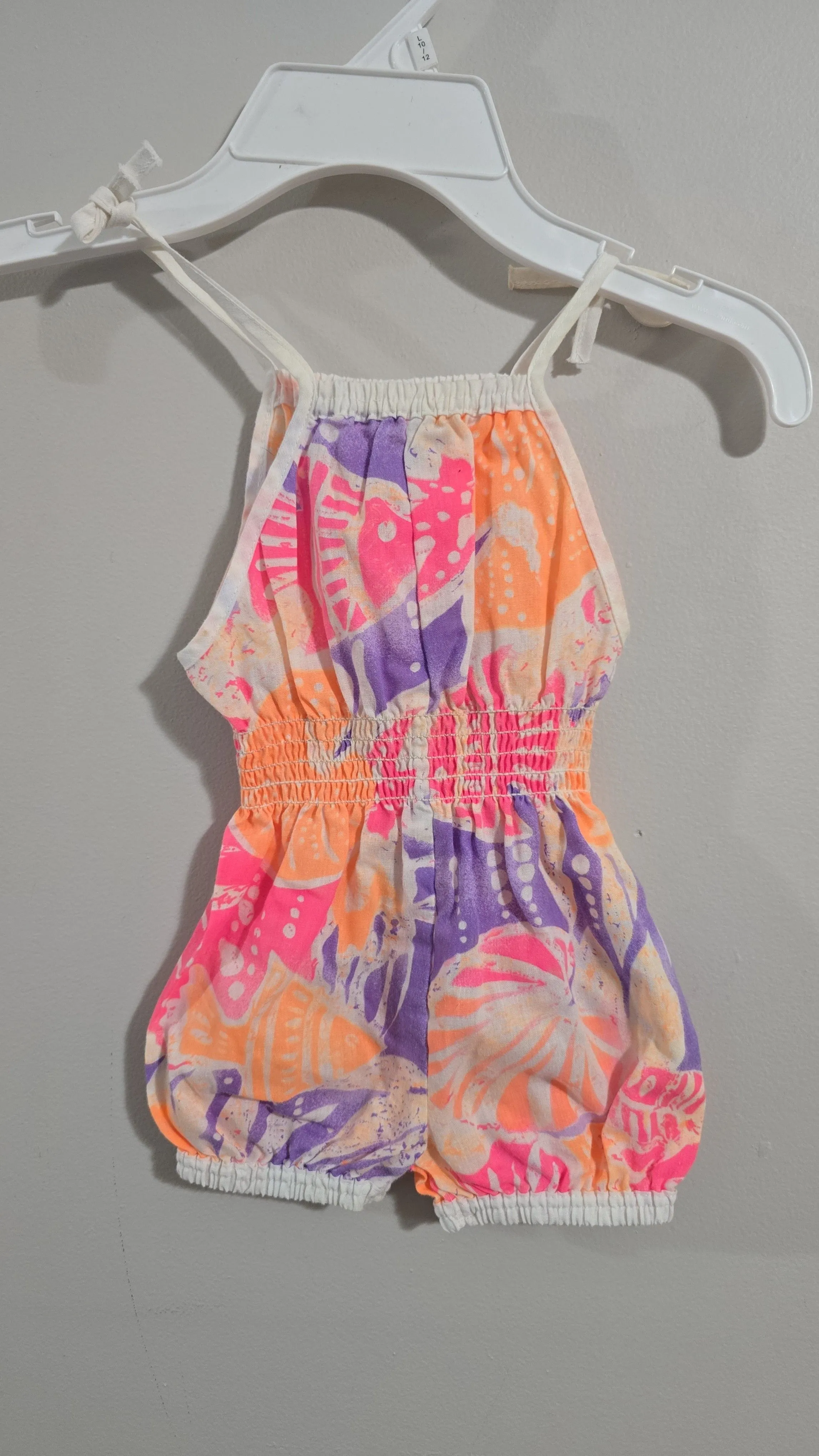 Product image for Vintage Neon Coral Reef Romper 24 M