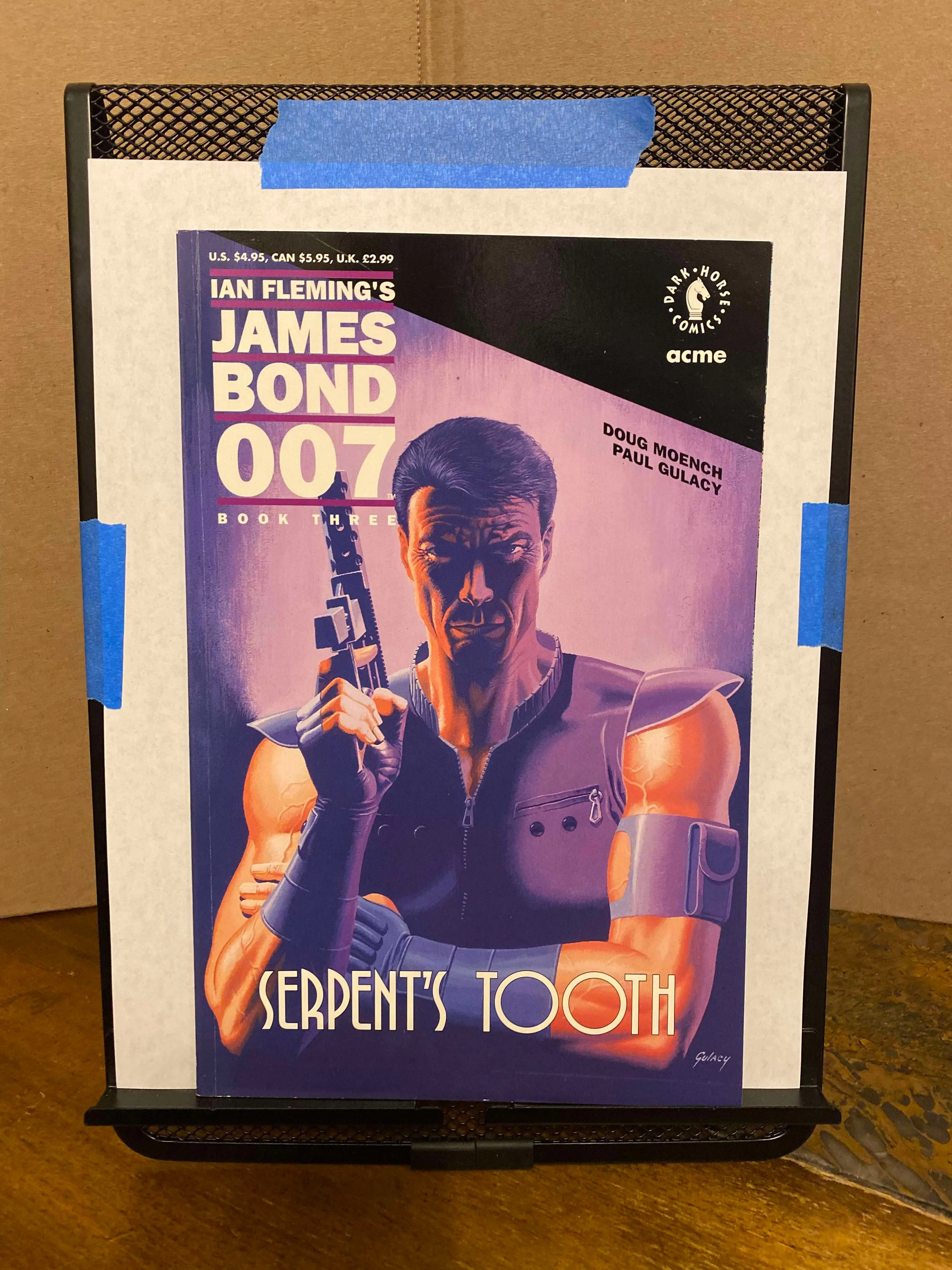 Product image for James Bond 007: Serpent's Tooth #3 (Acme Comics Dark Horse Comics July 1992)