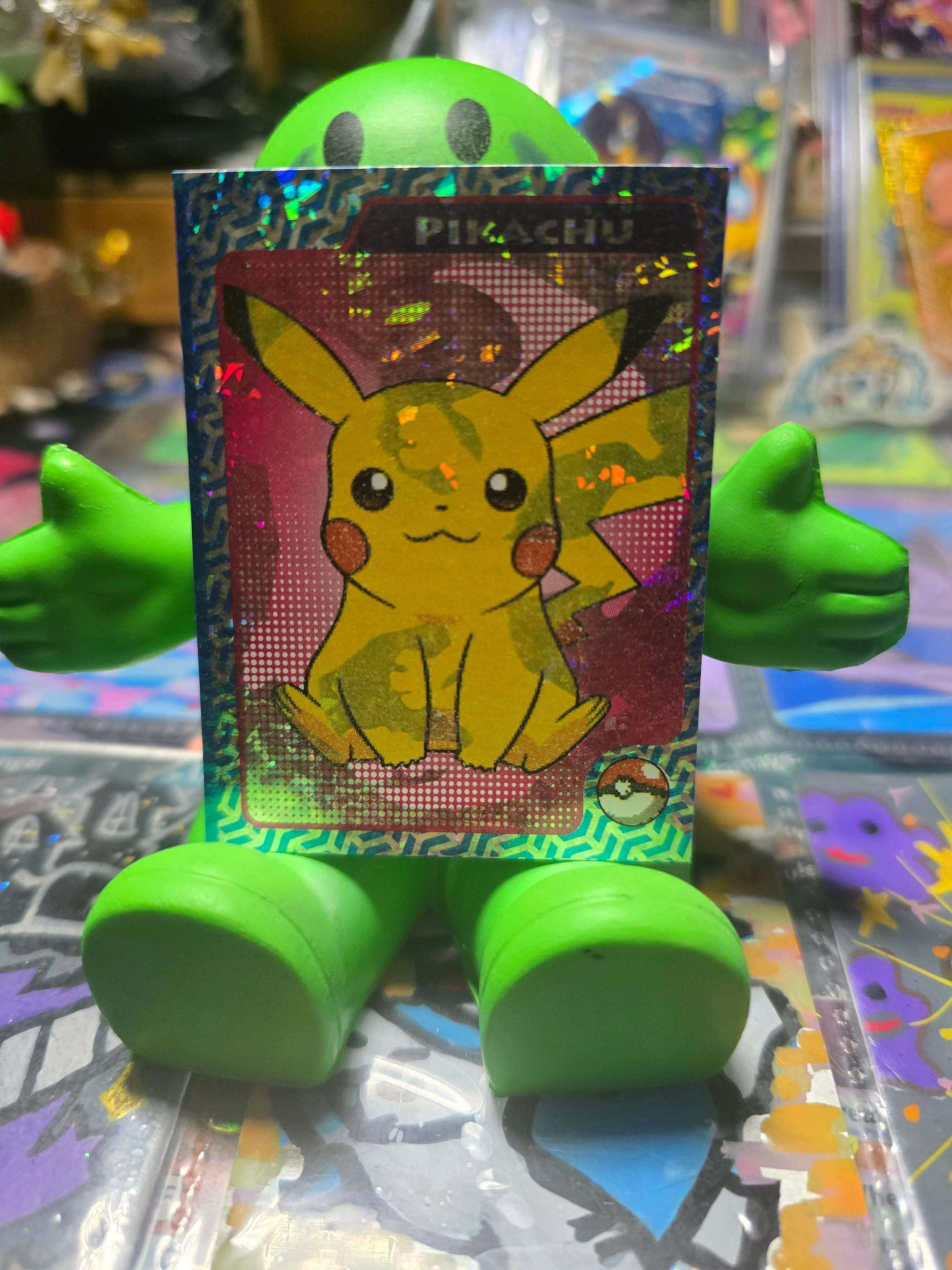 Product image for Pokemon Peru Slammer Sticker Pikachu Holo