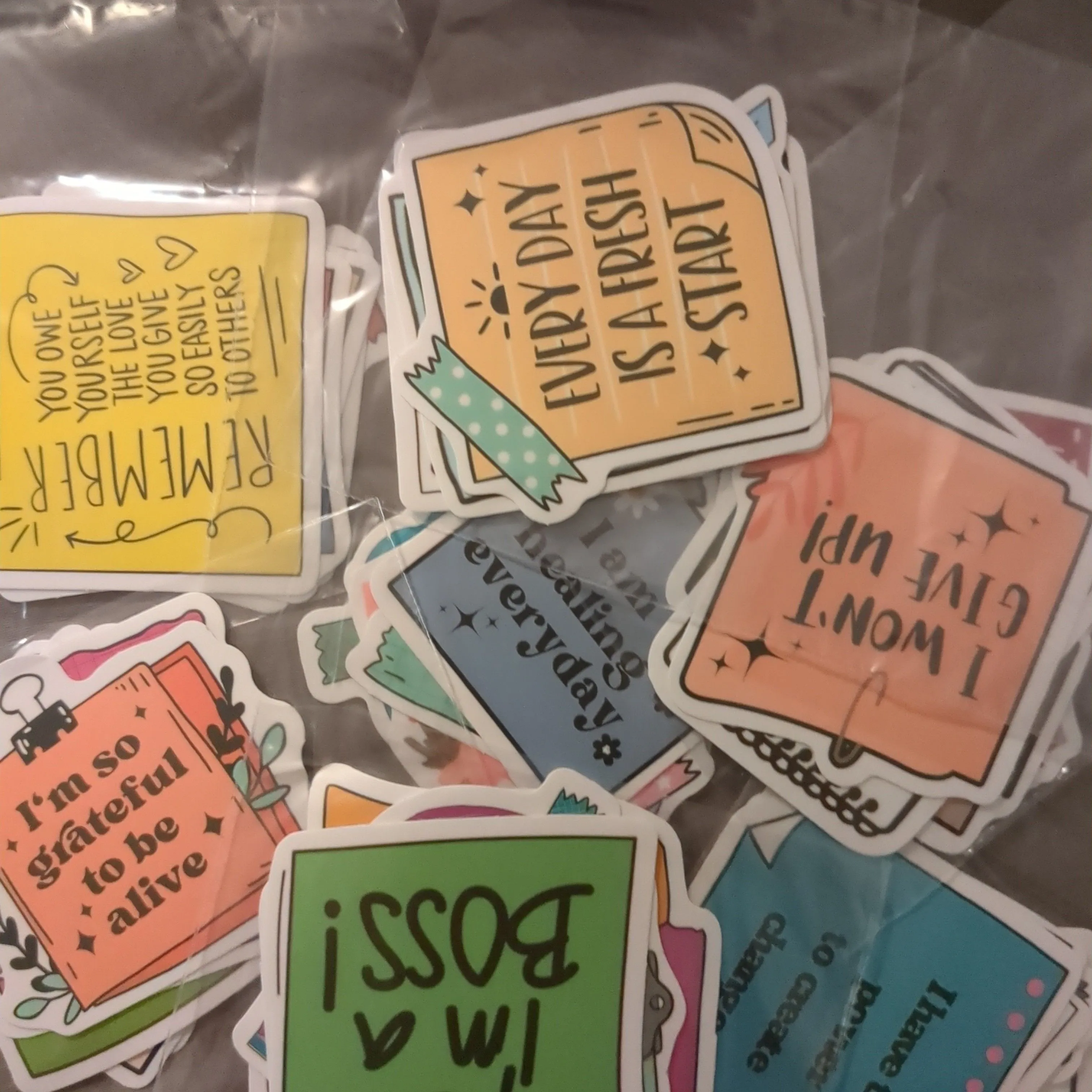 Product image for CHEAP ASS SHIPPING!! small handful of ENCOURAGEMENT stickers