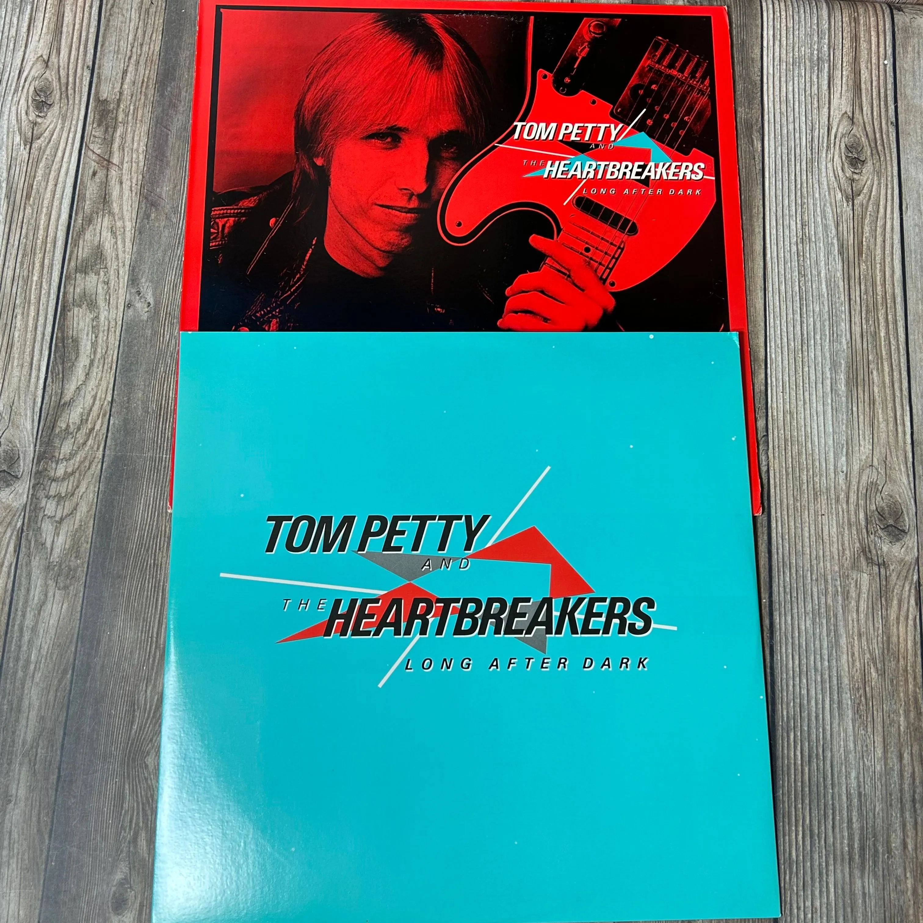 Product image for TOM PETTY HEARTBREAKERS Long After Dark Backstreet 5360 LP + lyrics inner sleeve