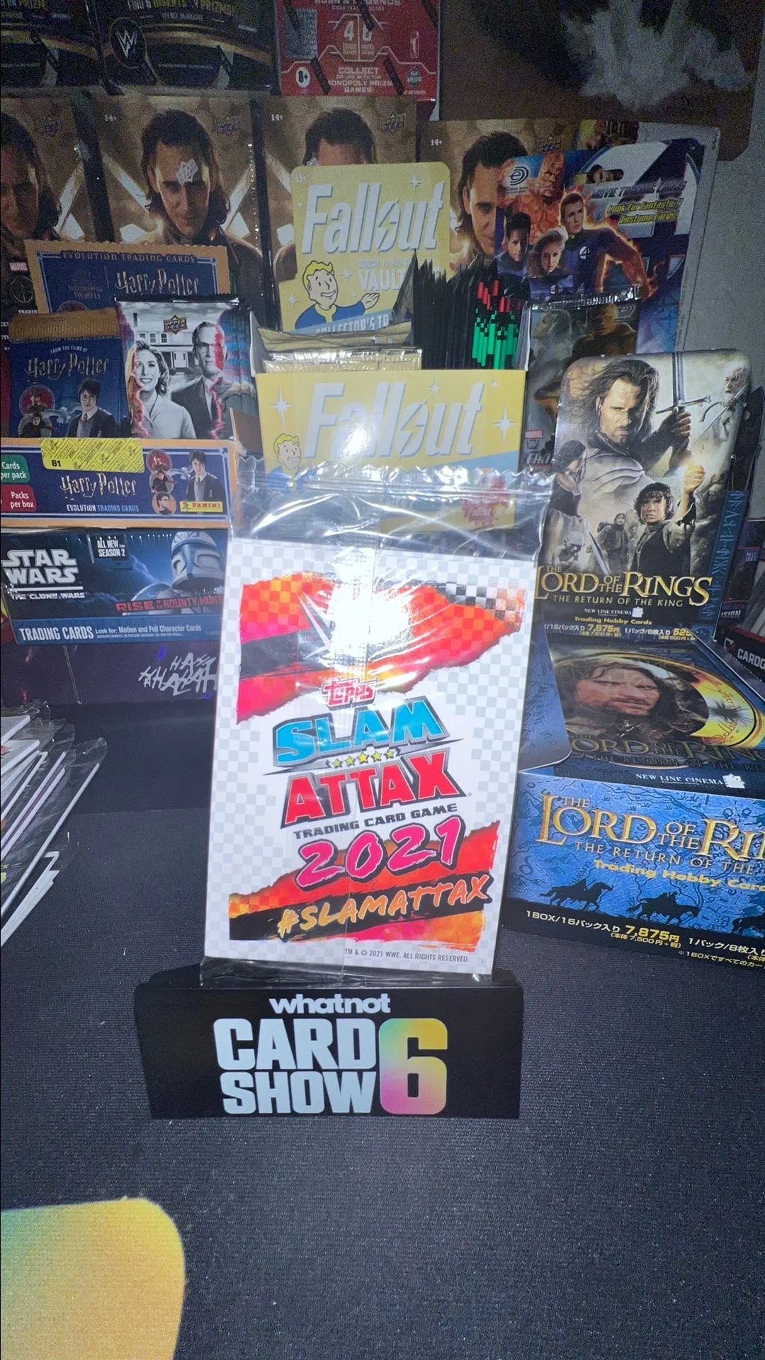 Product image for (WWE) Topps 2021 WWE Slam Attax Cello Pack