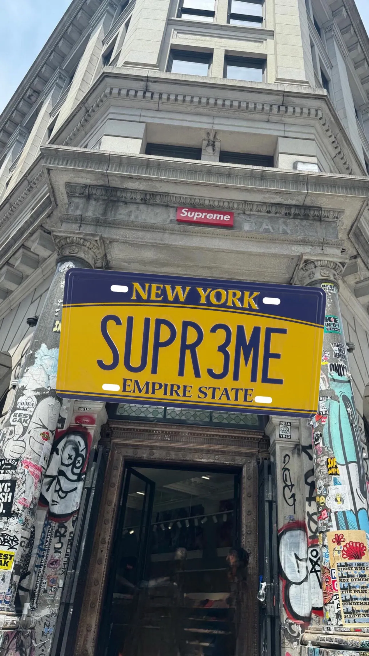 Product image for Supreme License Plate