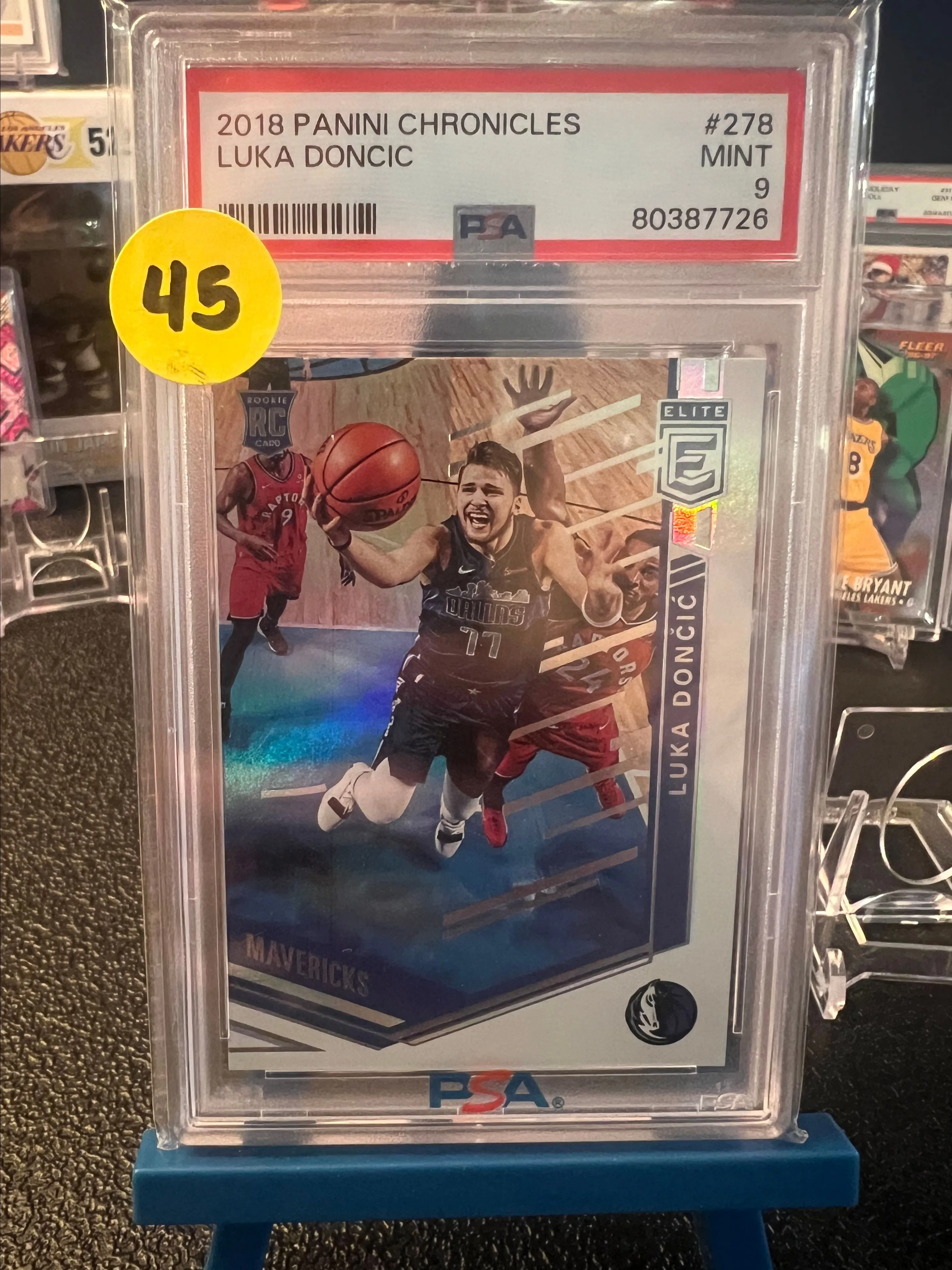Product image for 2018 Panini Chronicles Luka Doncic 278  PSA MINT 9