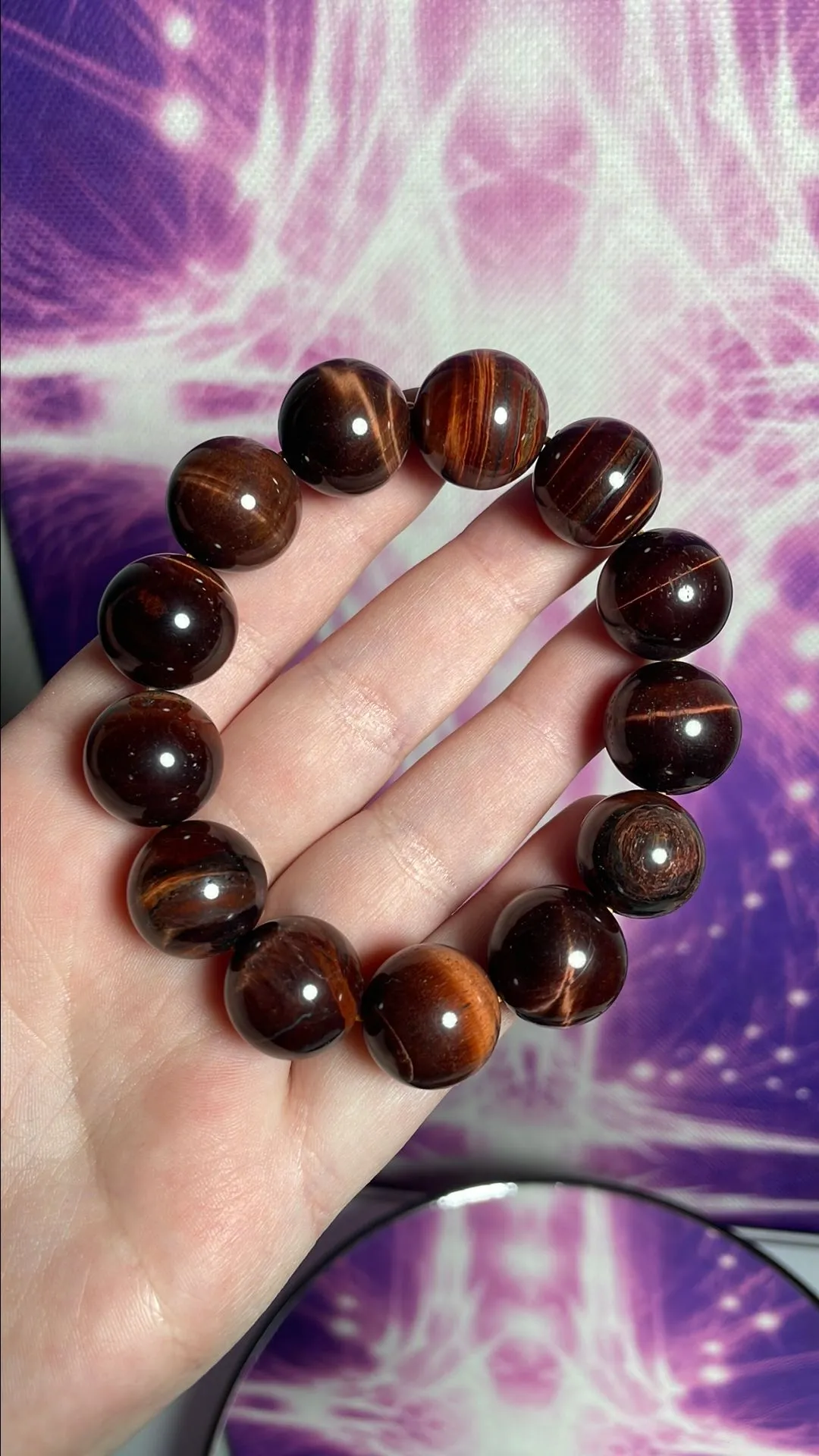 Product image for 16MM Red Tigers Eye Bracelet