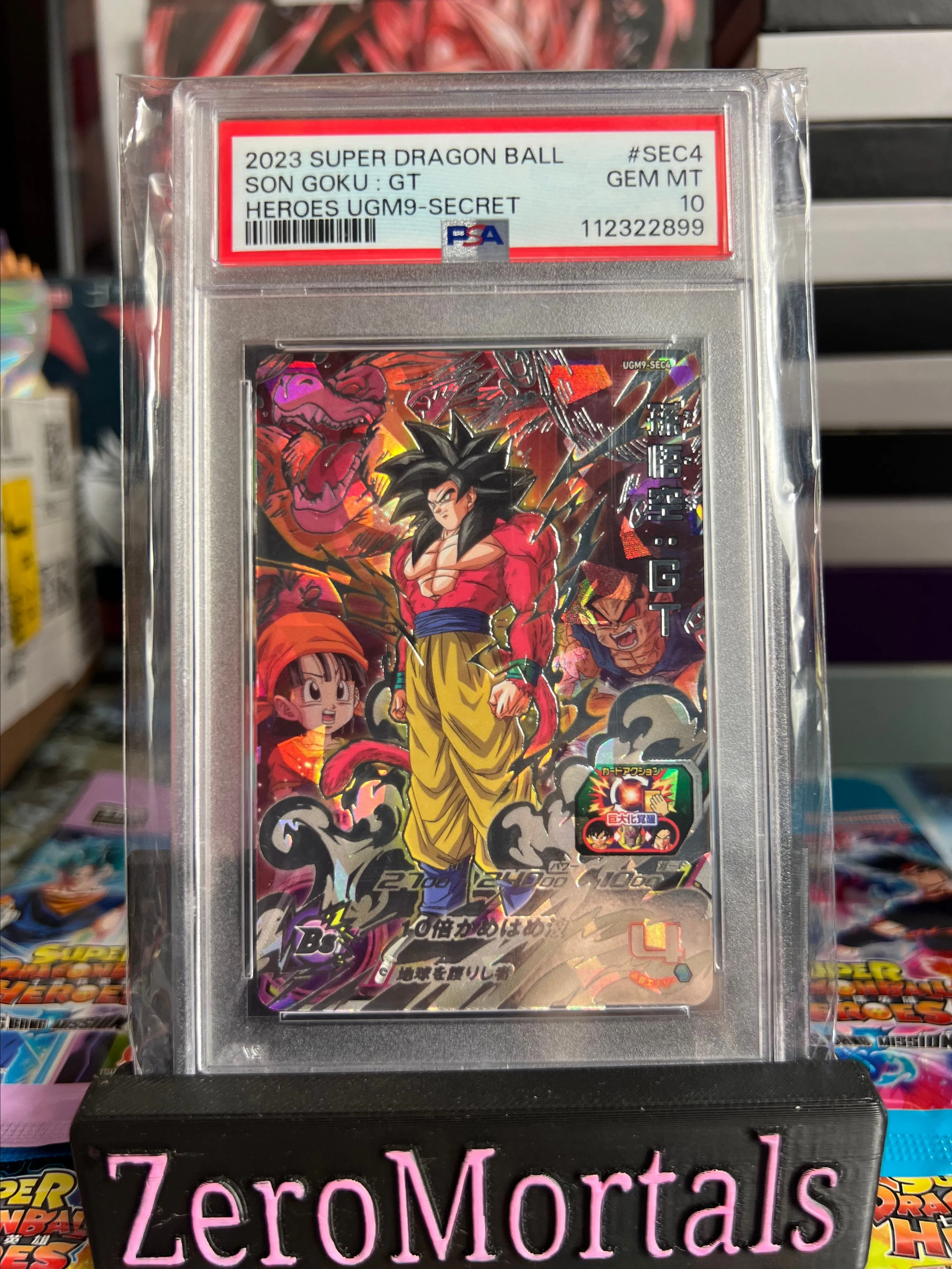 Product image for UGM9 SEC Goku GT PSA 10
