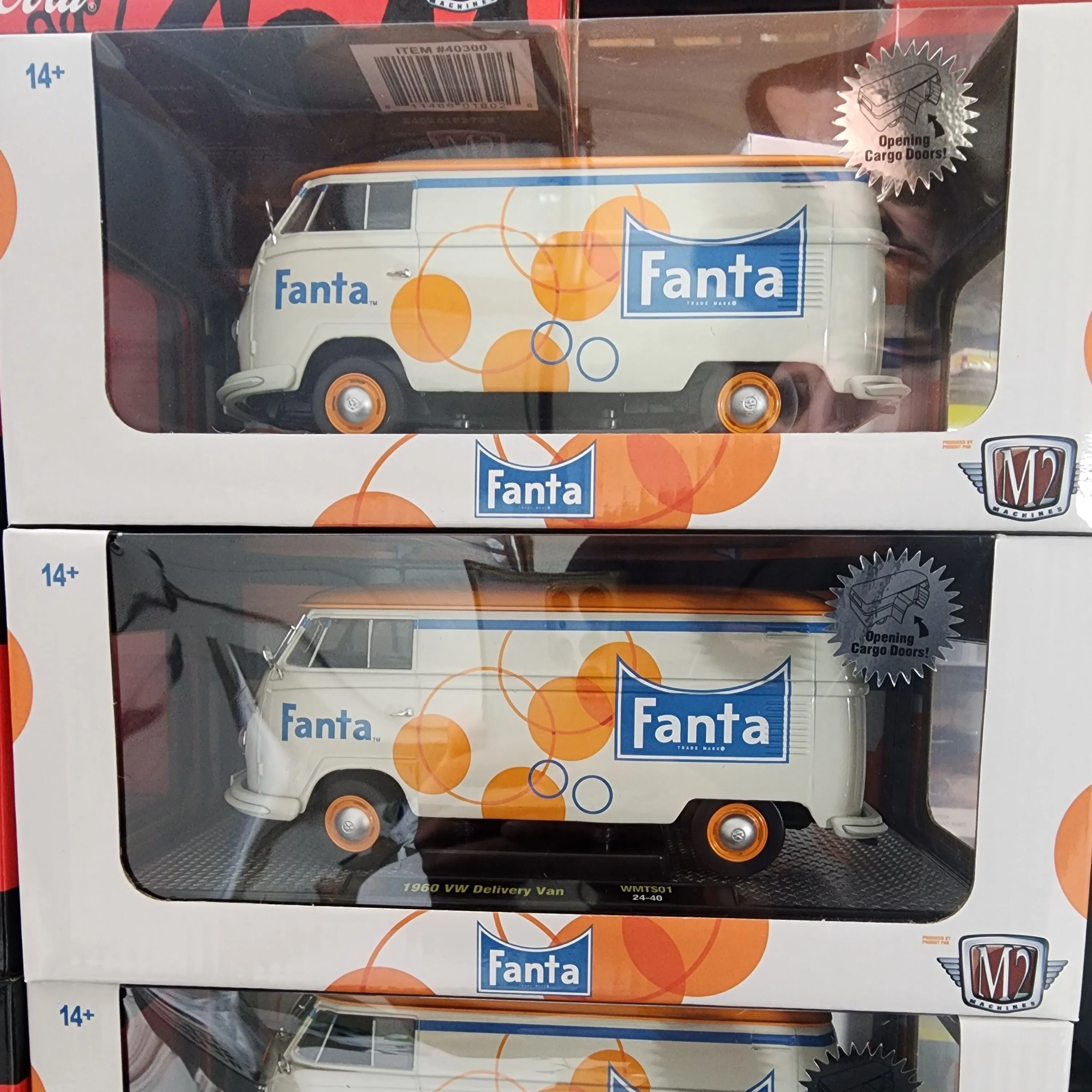 Product image for M2 Machines Coca-Cola/Fanta 1960 VW Delivery Van