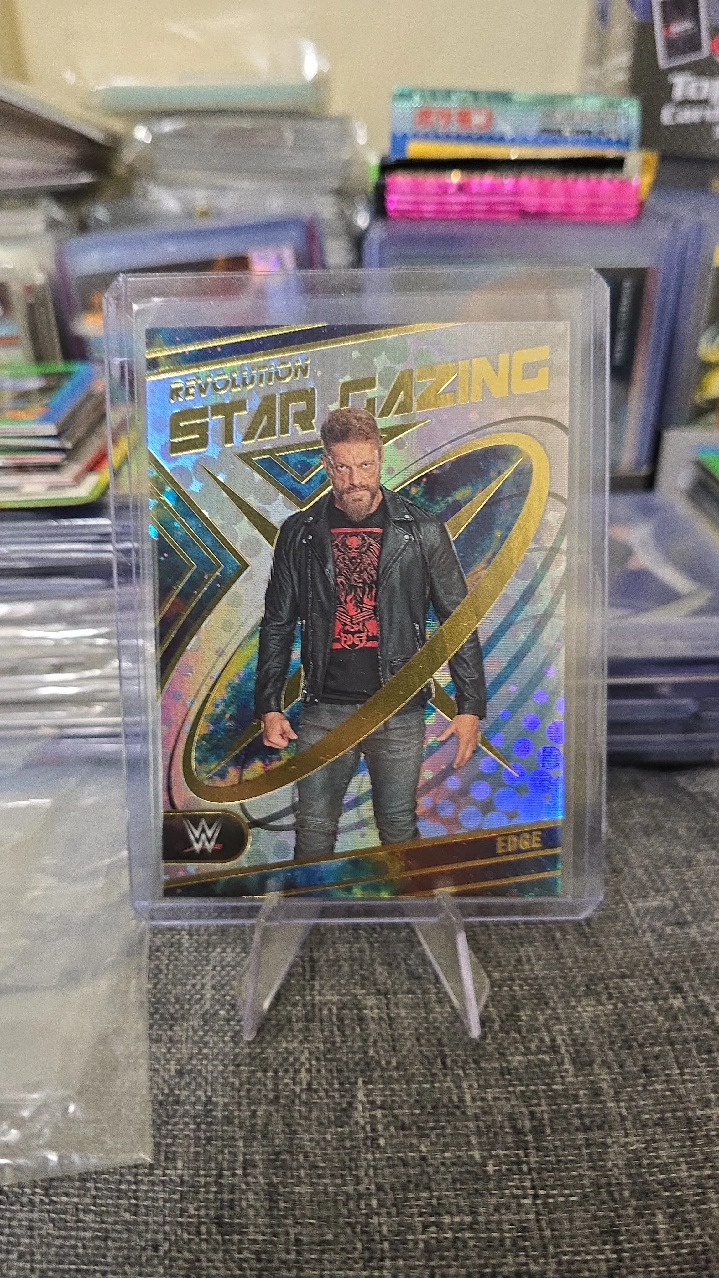 Product image for 2023 Panini Revolution WWE Edge Star Gazing Insert Card No.26