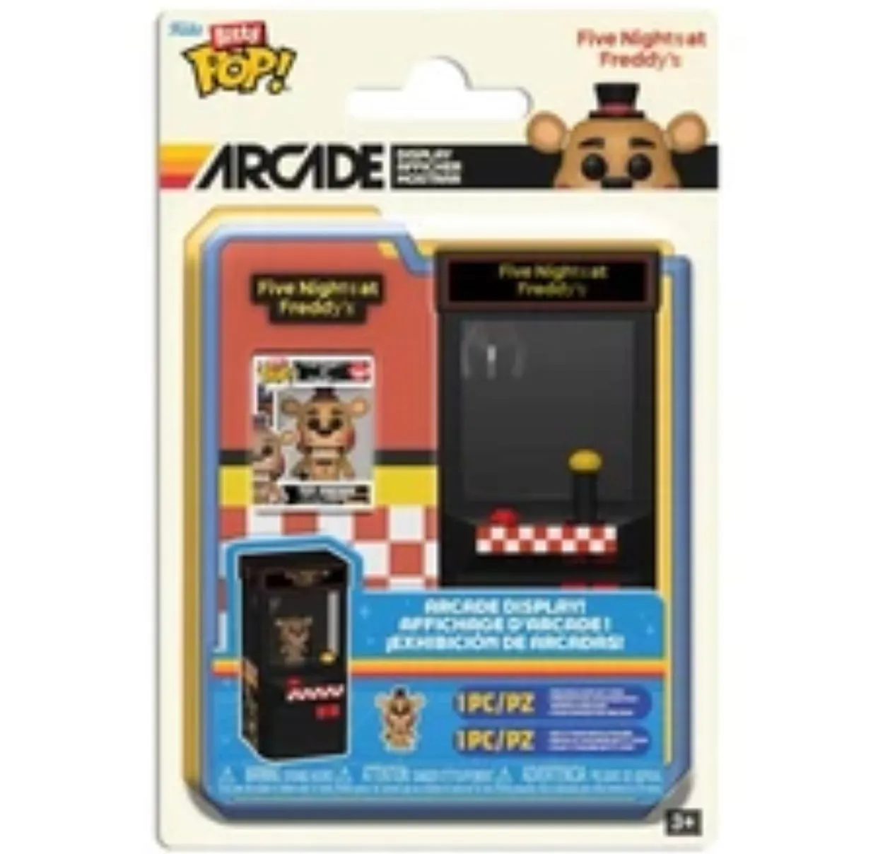 Product image for Freddy Fazbear Funko Pop! Bitty Arcade Display Wondercon 2025 Exclusive Preorder
