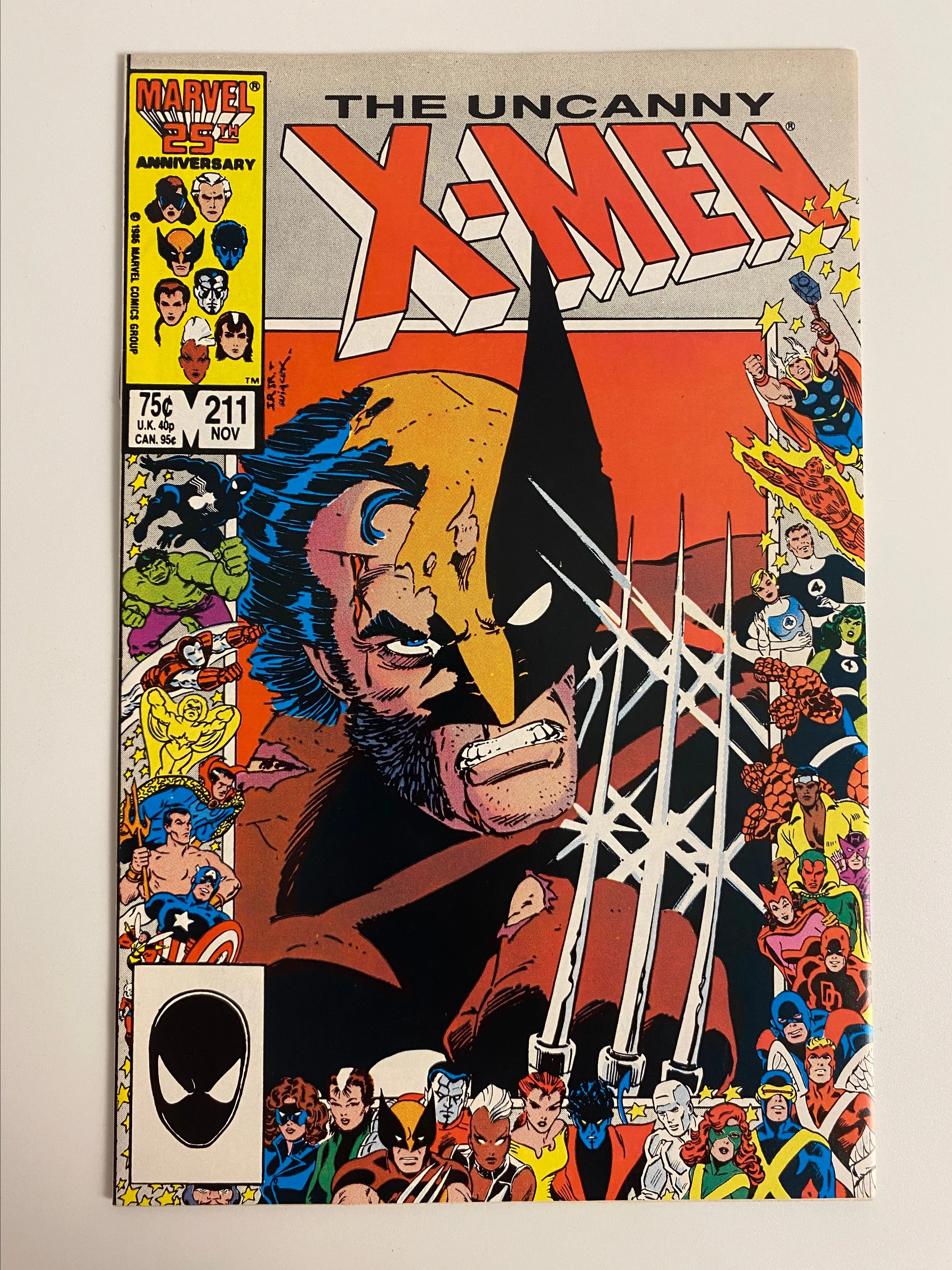 Product image for Uncanny X-Men #211 (1986, Marvel) 1st Full Appearance of the Mauraders! VF-/VF