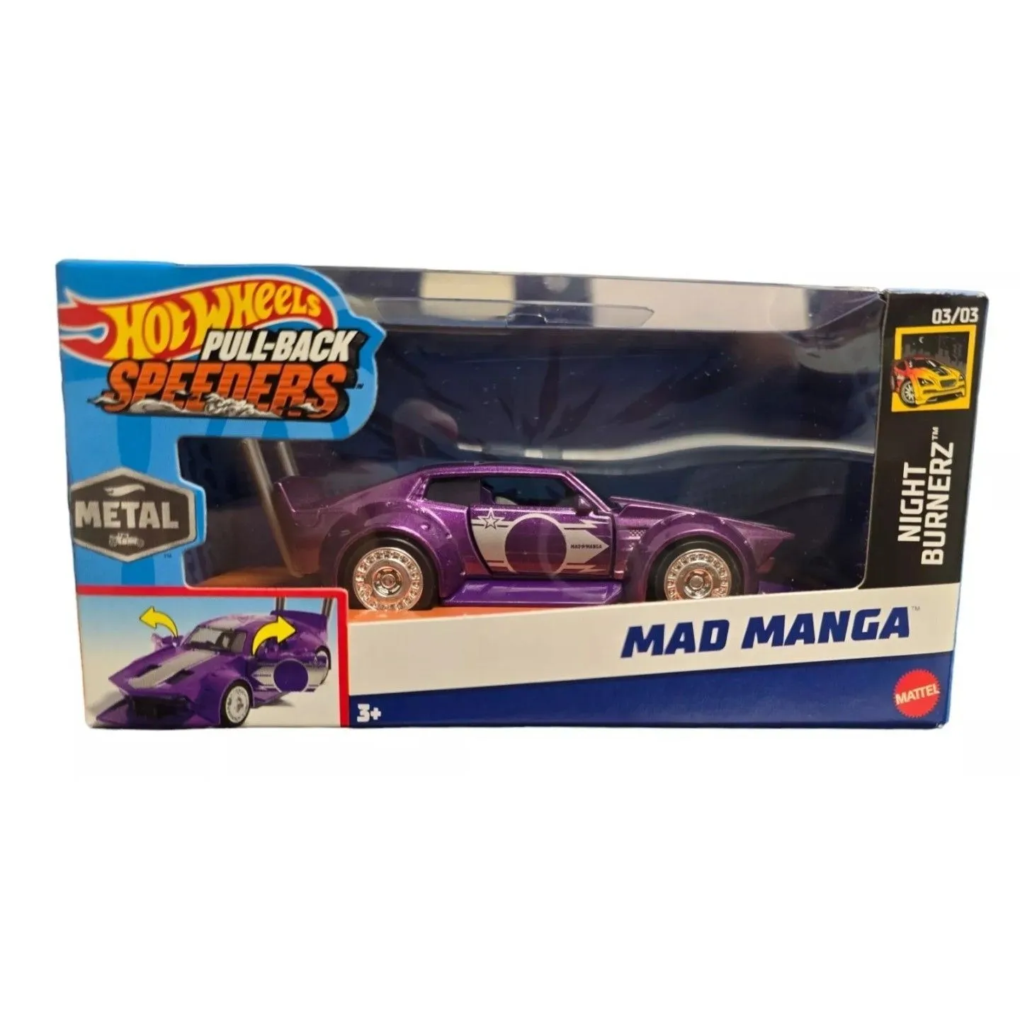 Product image for hot wheels Pull Back Mad Manga "chase"