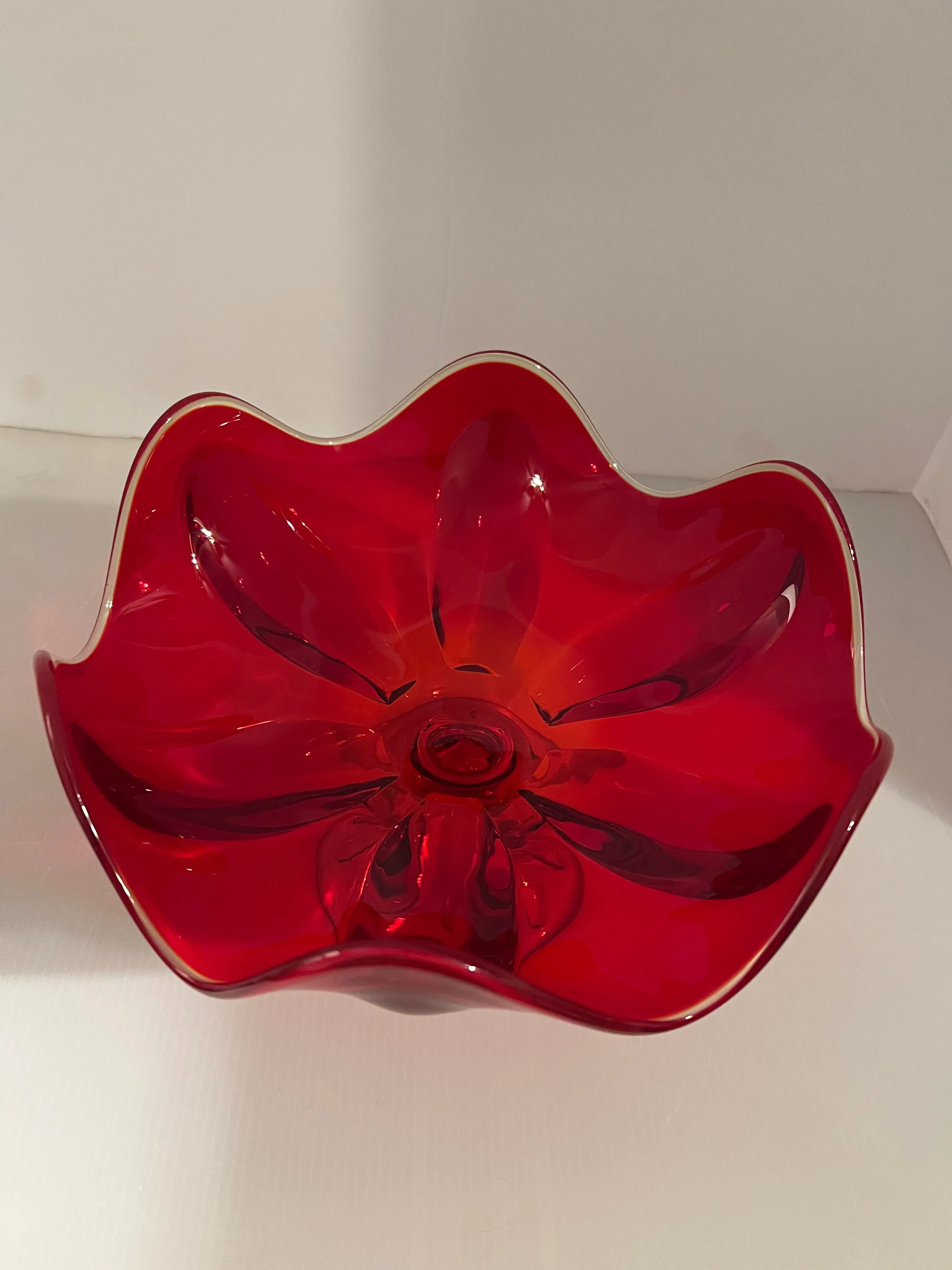 Product image for Viking Compote Ruby Amberina 9”