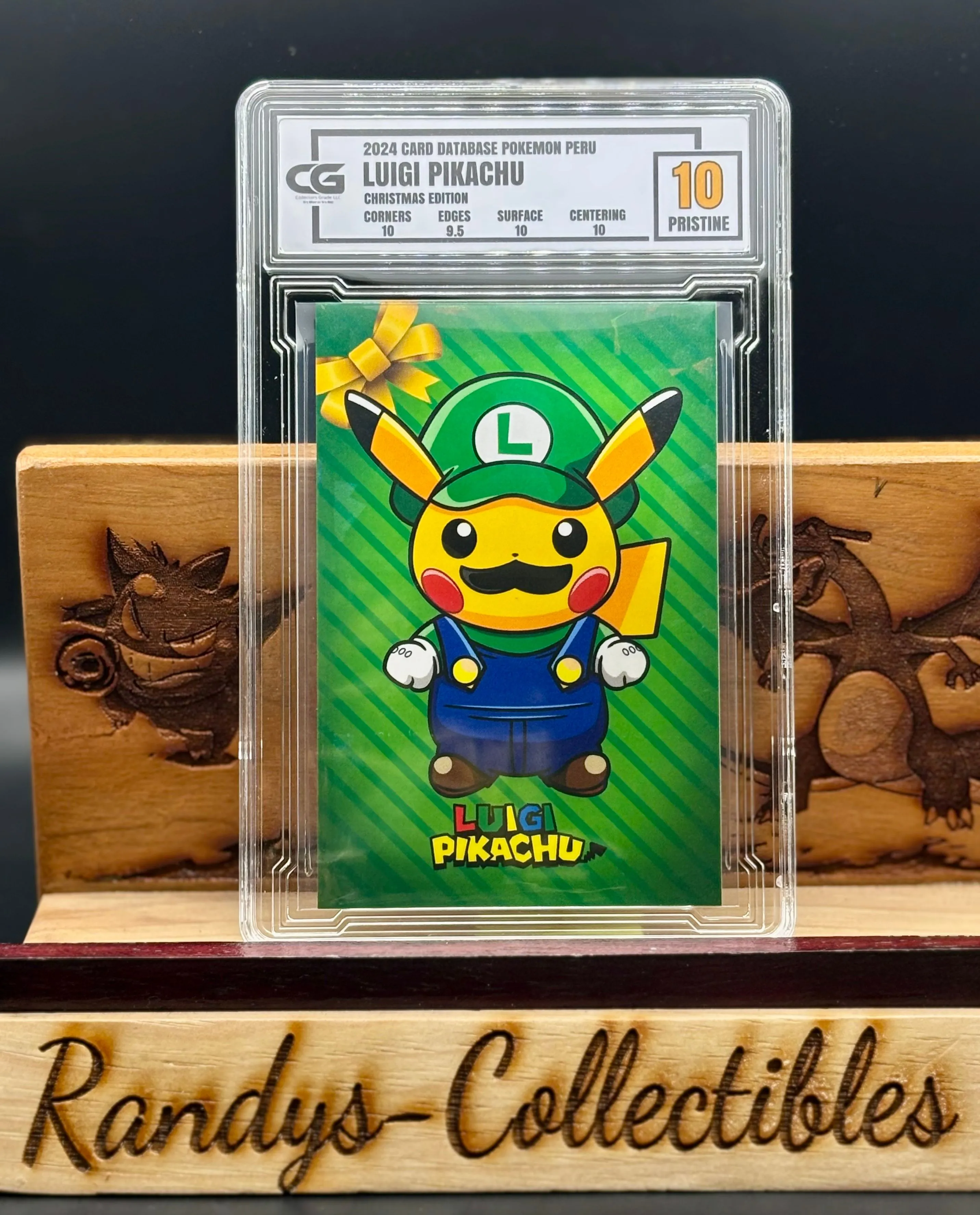 team galactic pokemon cards Luigi Pikachu Pokémon Centre Box – Card Journeys main image 1