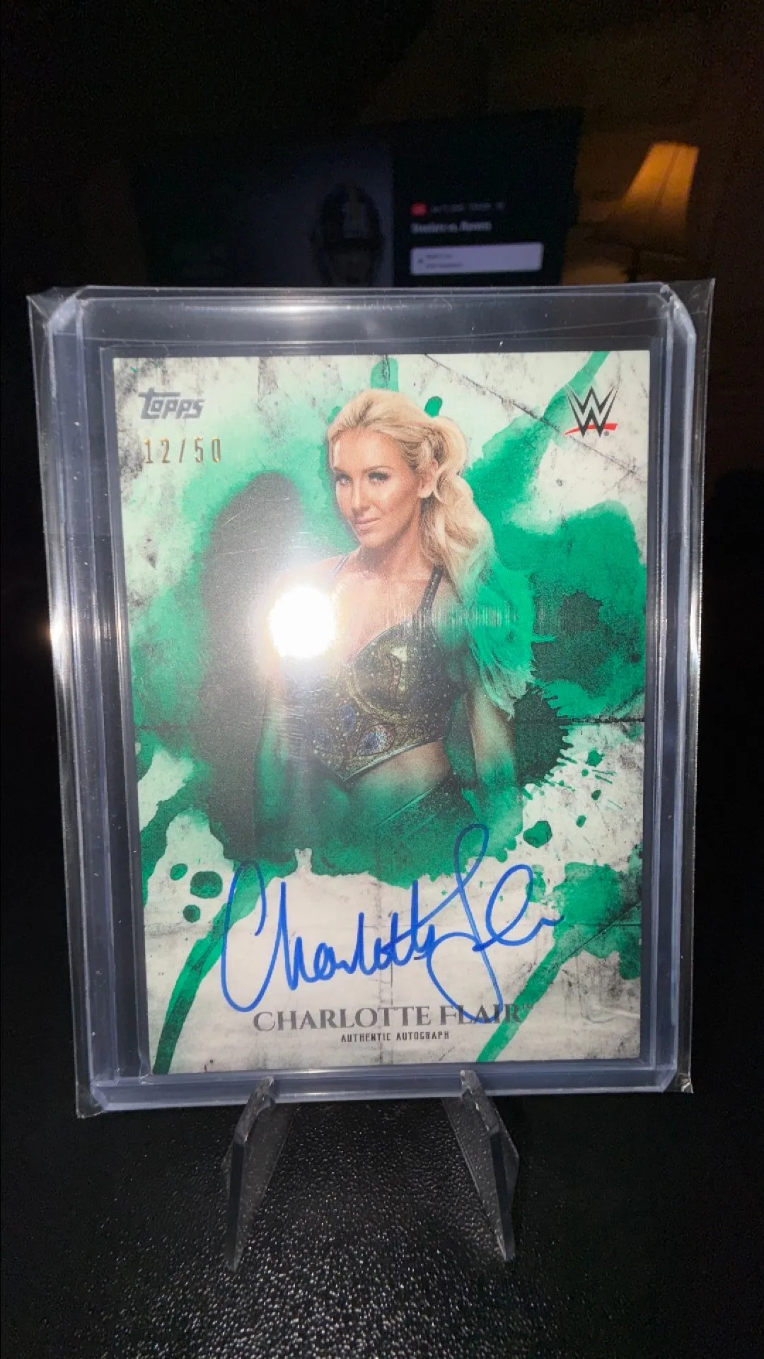 Product image for Charlotte Flair 2018 Topps WWE Undisputed Auto, /50