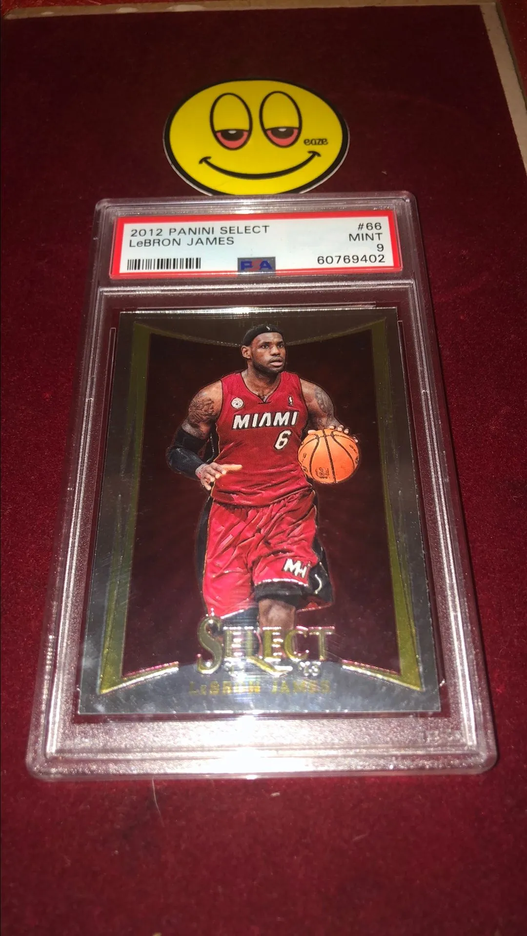 Product image for PAS-9 2012 PANINI SELECT LEBRON JAMES