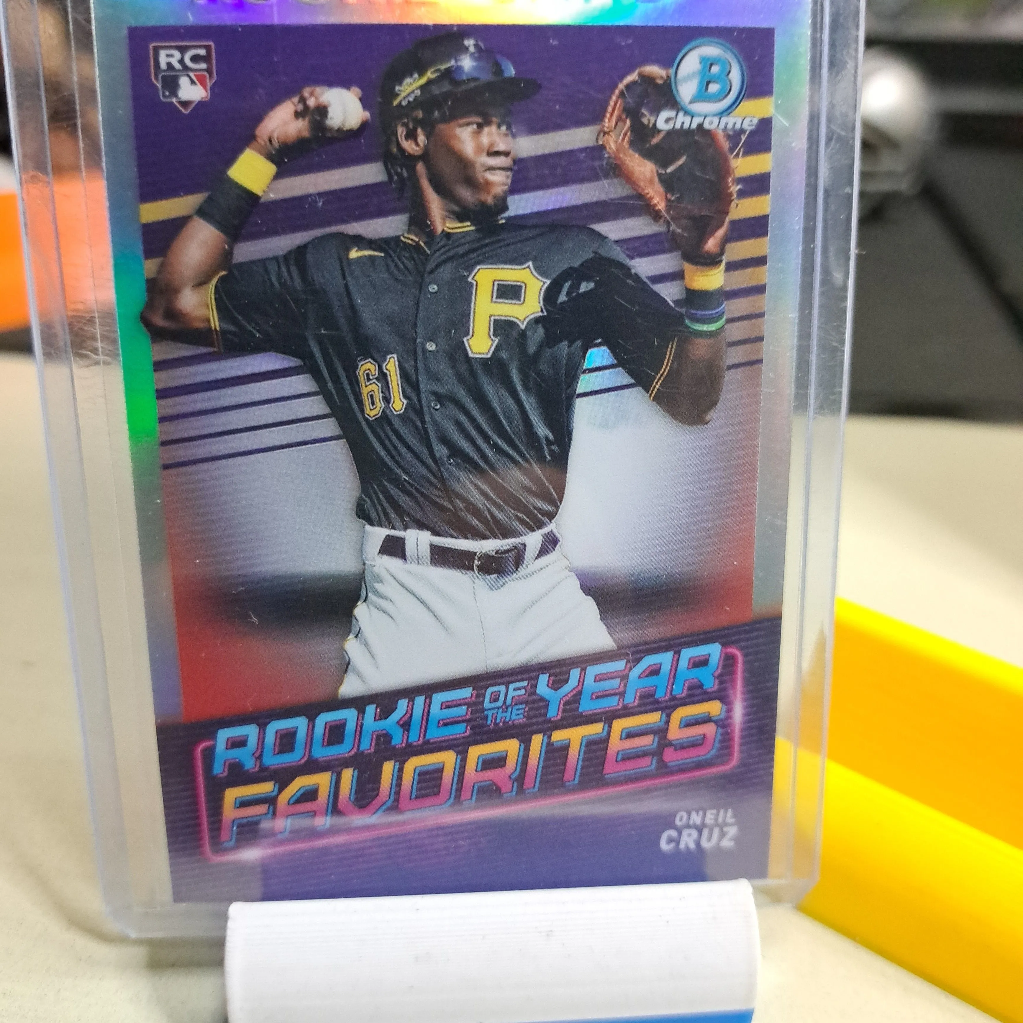 Product image for 2022 topps bowman chrome ONEIL CRUZ RC rookie of the year favorites