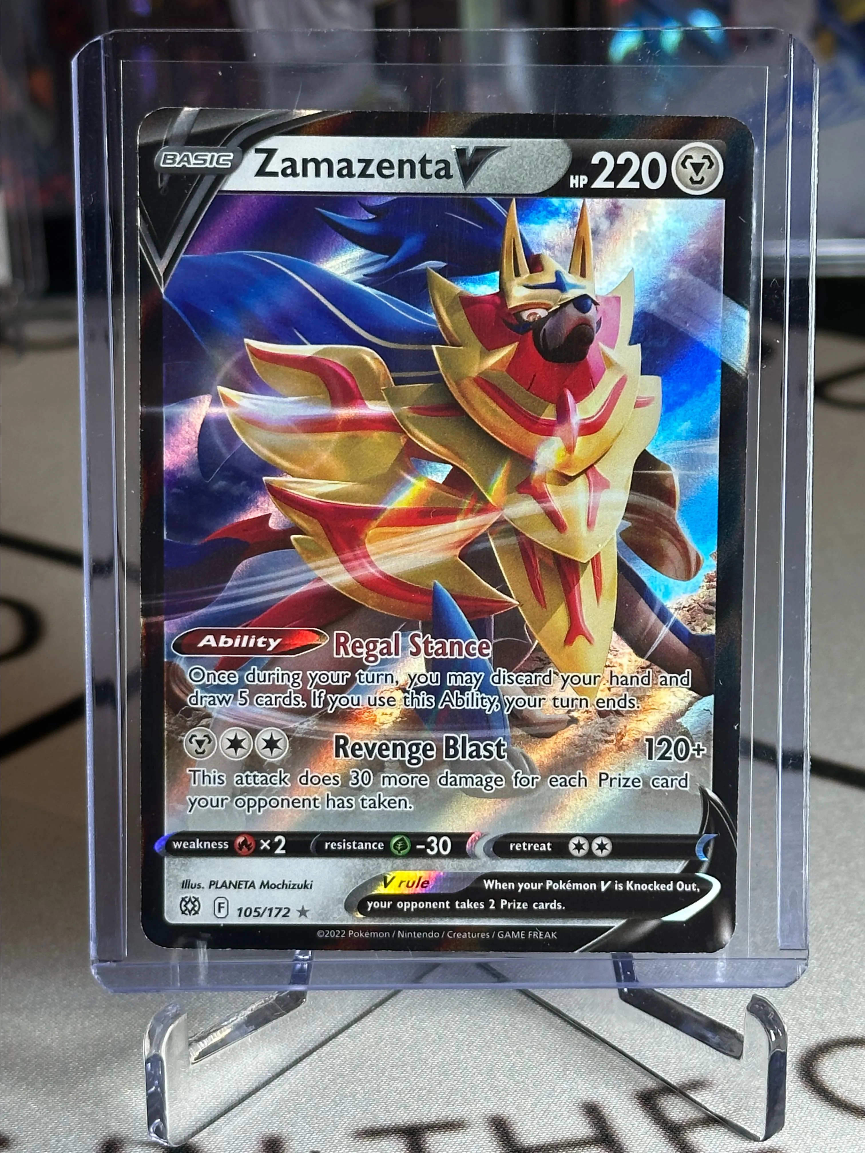 Zamazenta V - SWSH09: Brilliant Stars [ULTRA RARE] | Ozzie Collectables