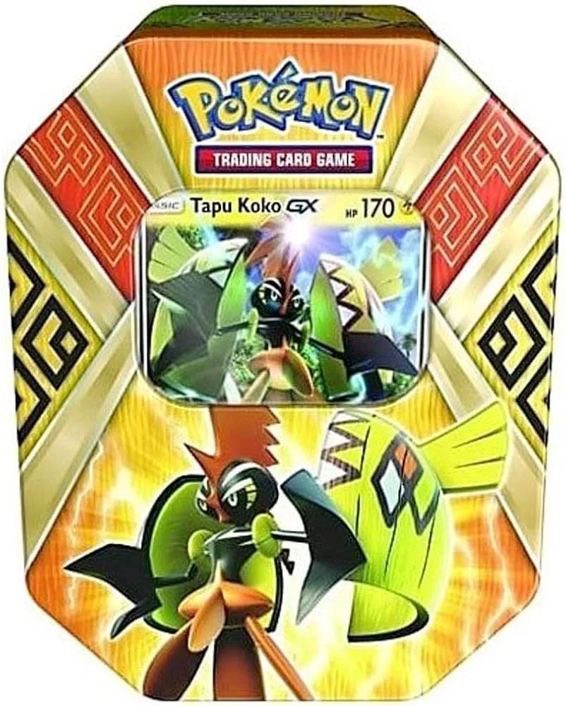 Product image for !NEW! 1x SM Tapu Koko GX Tin EN