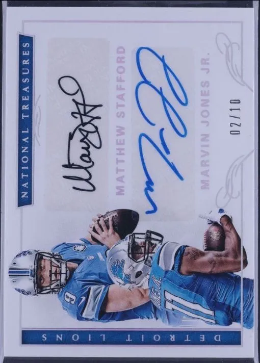 Product image for 2016 National Treasures Holo Silver Stafford Jones Jr. AUTO /10 #10 