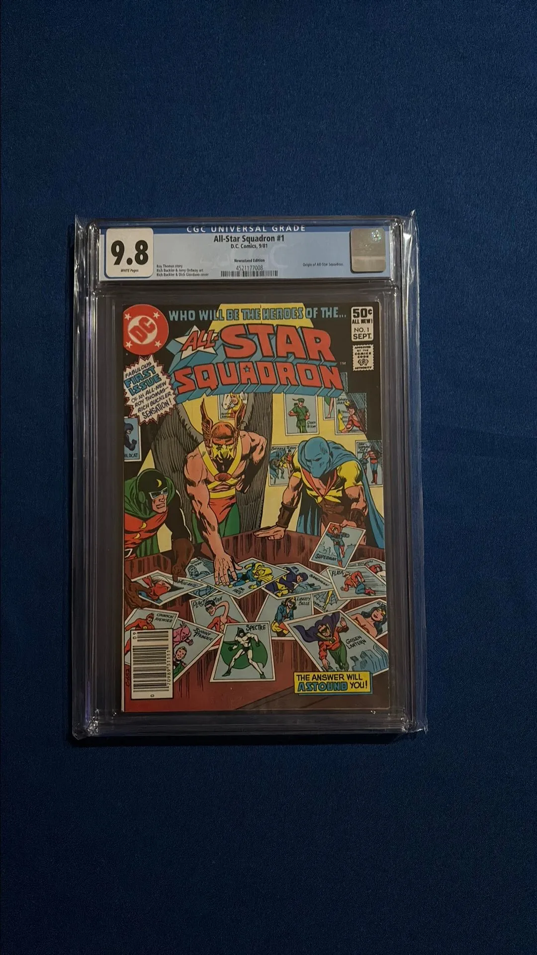 Product image for All-Star Squadron #1 Newsstand CGC 9.8