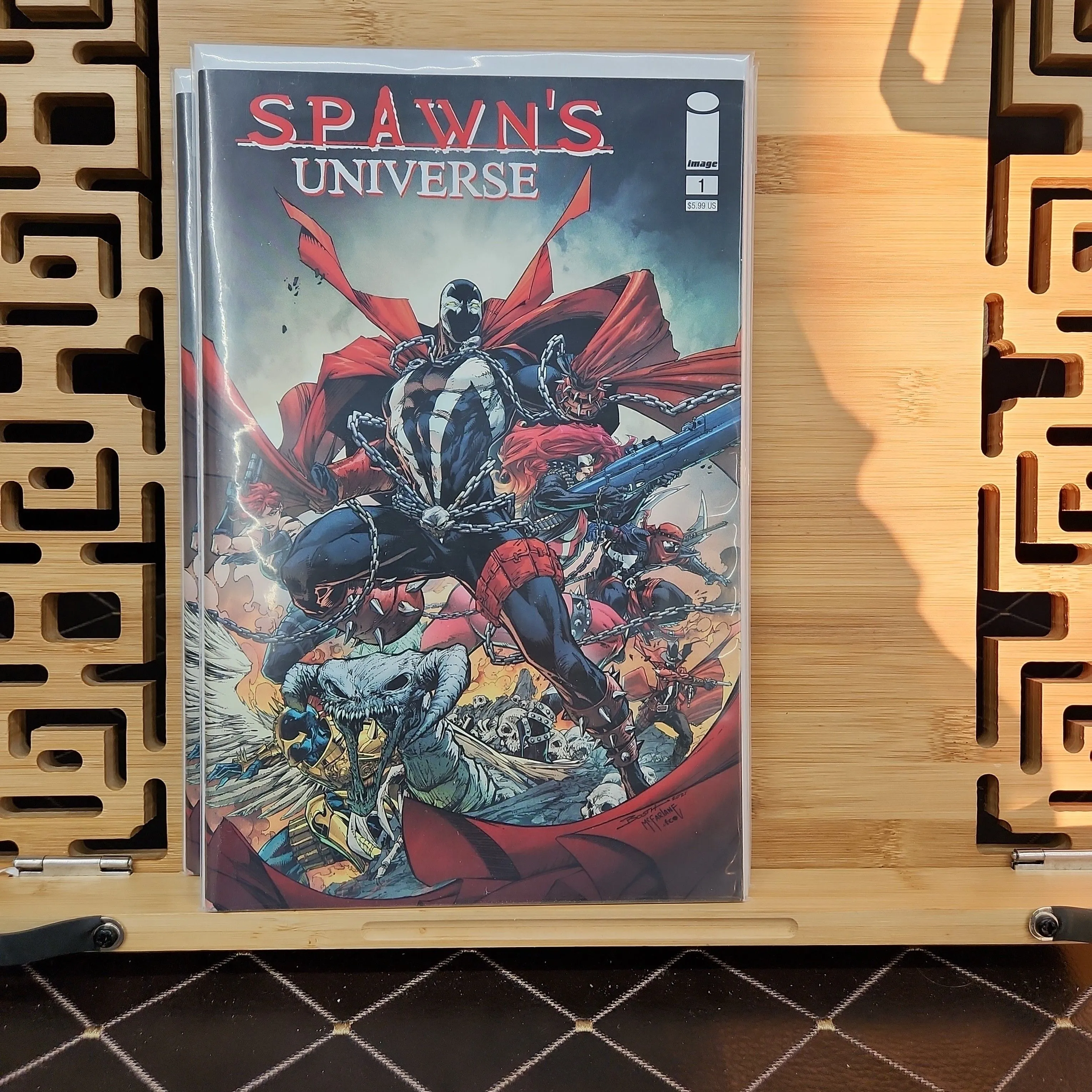 Product image for Spawns Universe #1 Booth Connecting Variant 1st Print NM Image Comics Lewis  