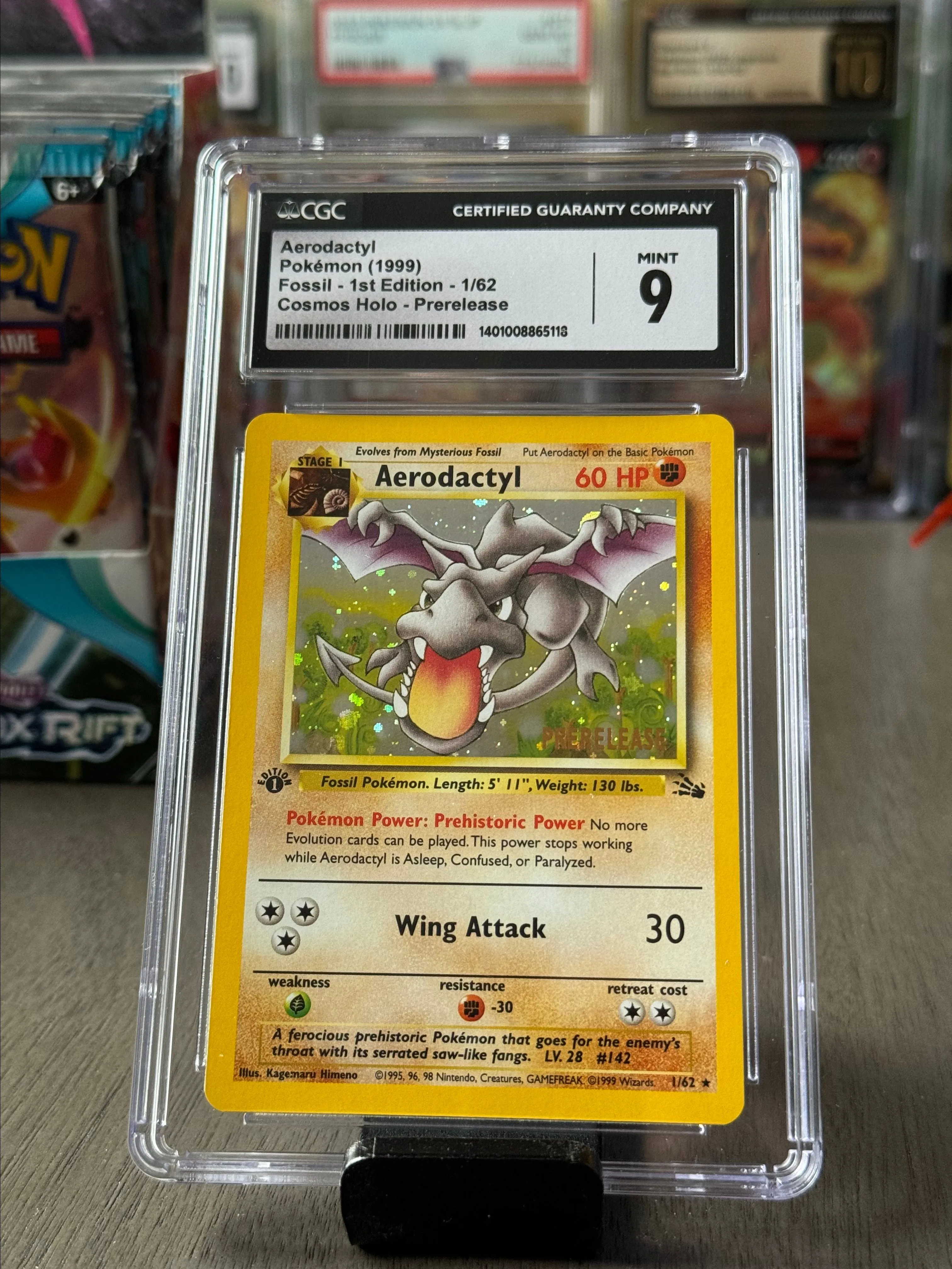 1999 - 1st Edition Prerelease Aerodactyl Mint 9  Whatnot: Shop, Sell,  Connect