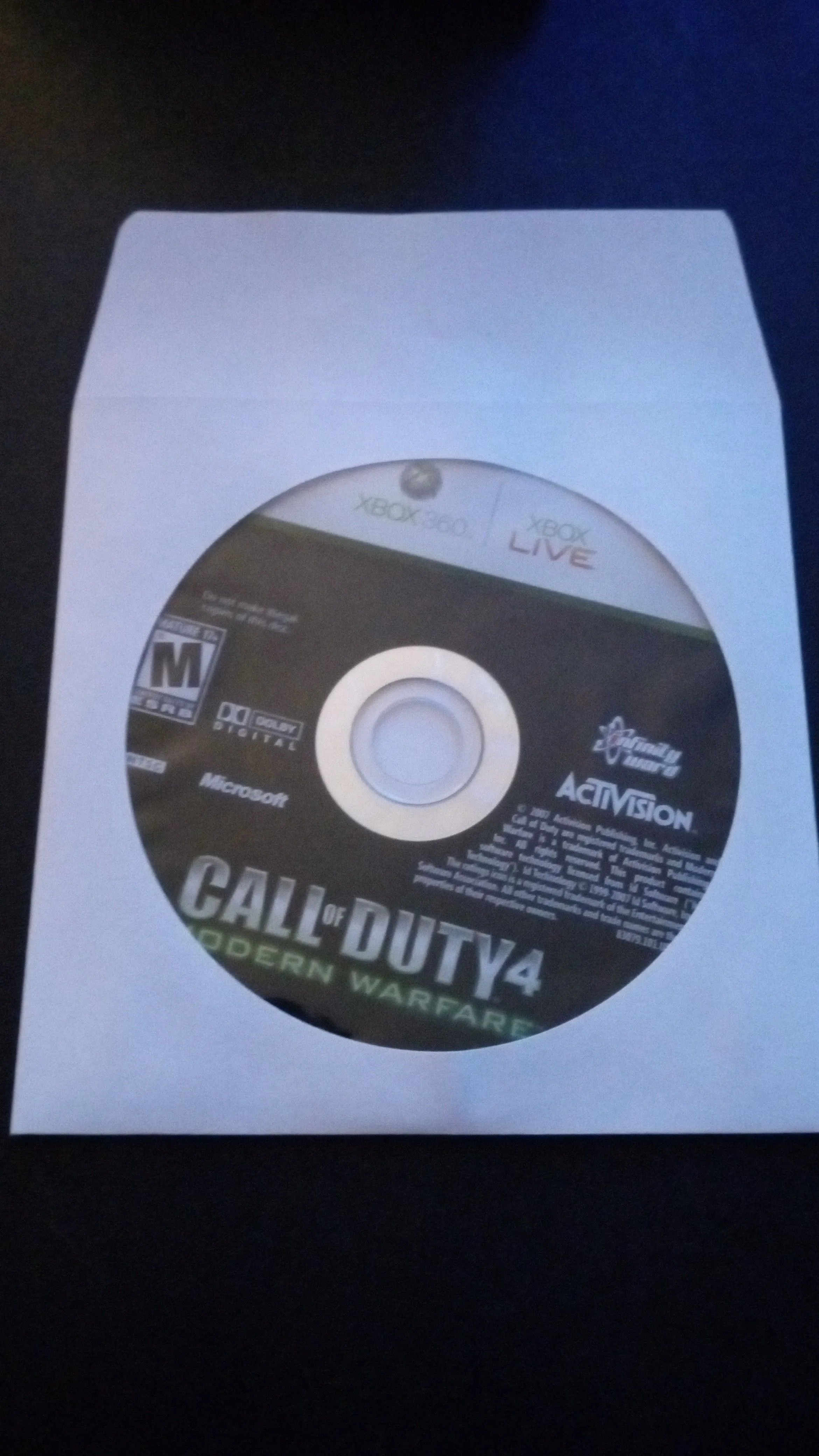 Product image for call of duty 4 modern warfare Xbox 360