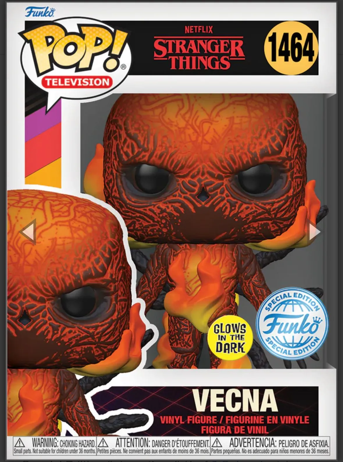 Product image for Funko Pop! Stranger Things- Vecna- Glow In The Dark