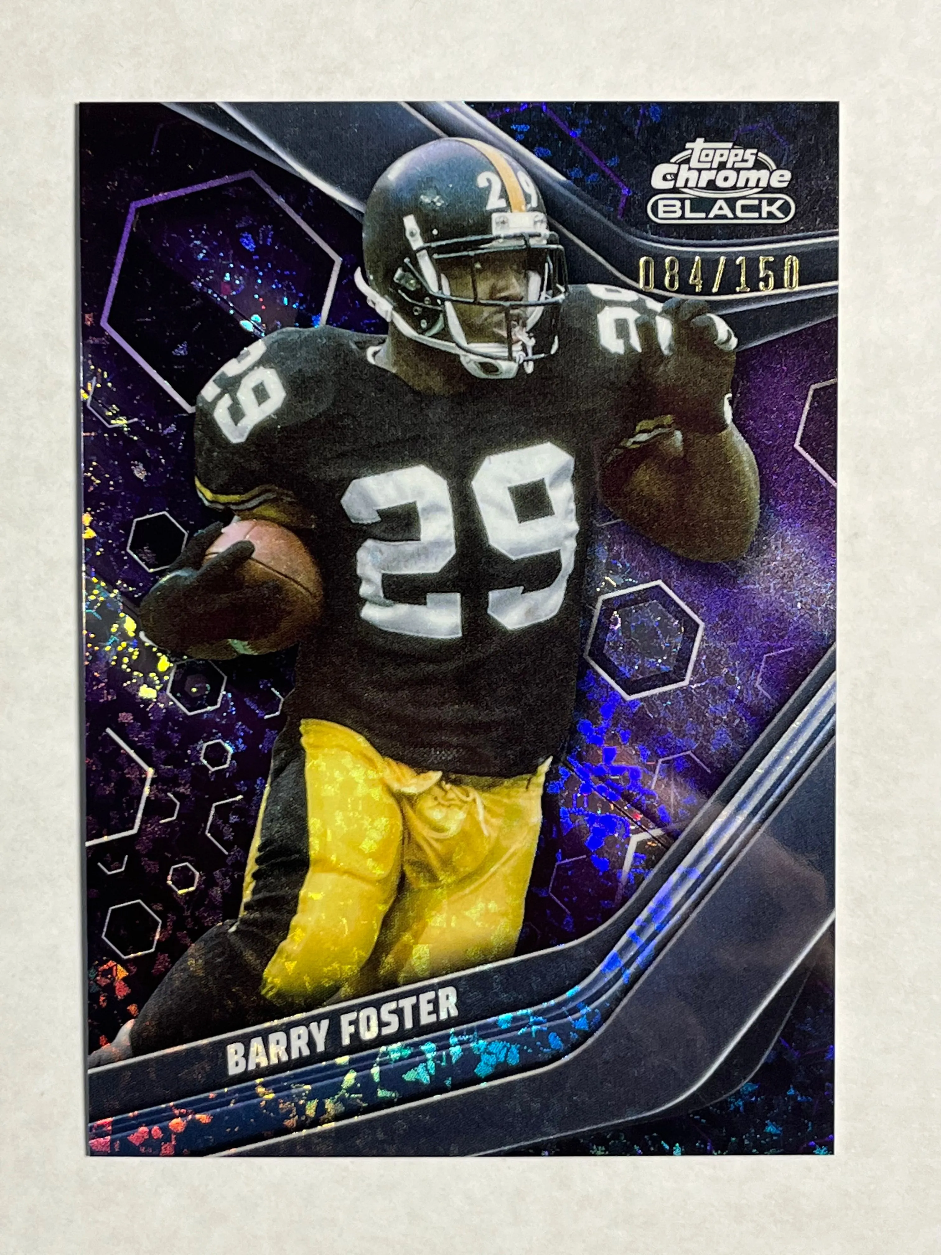 Product image for 2024 Topps Chrome BLK Barry Foster /150