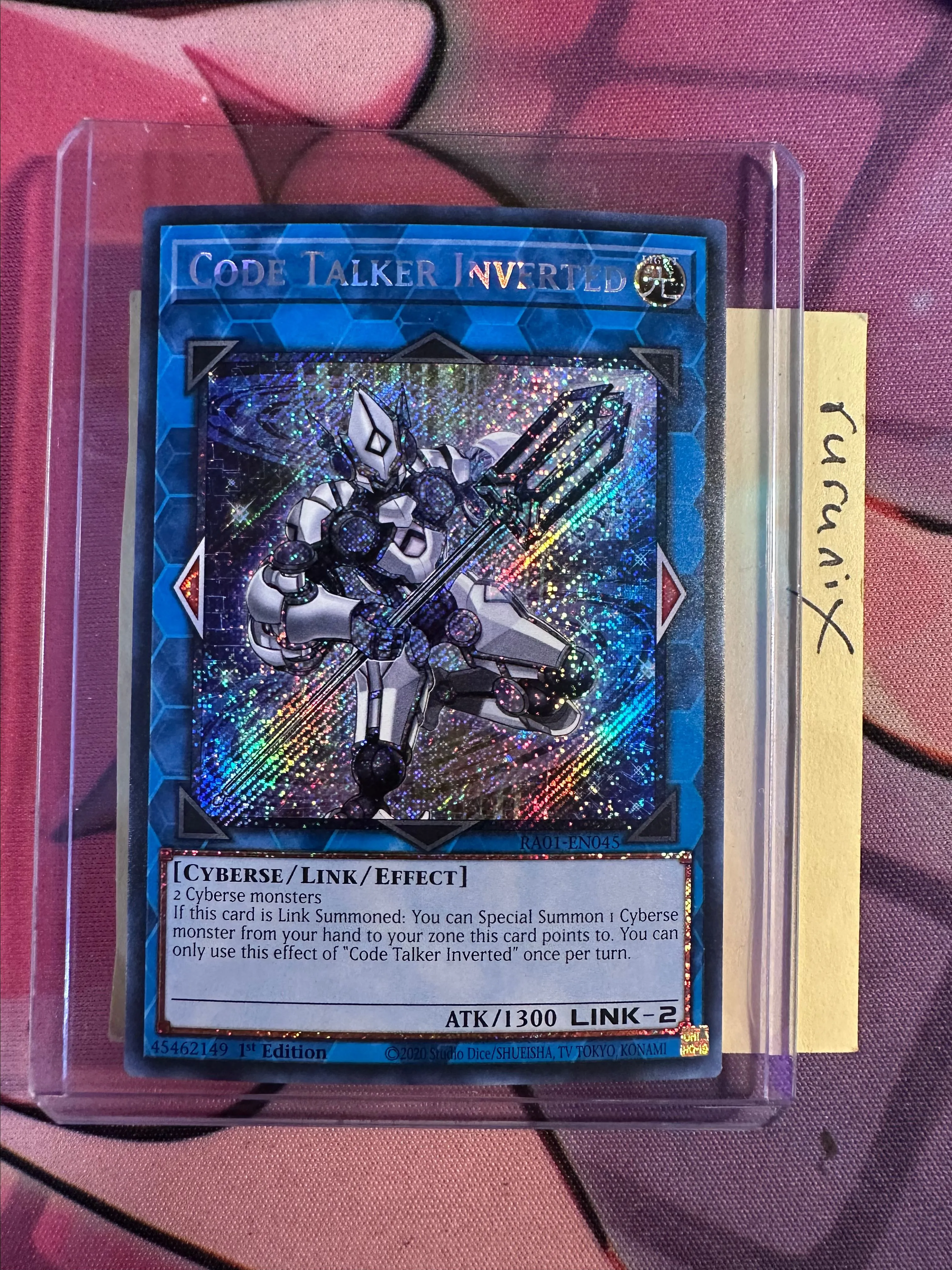 Yugioh Code Talker Inverted (Platinum Secret Rare) RA01-EN045 - 25th  Anniversary Rarity Collection (RA01)  Whatnot: Shop, Sell, Connect