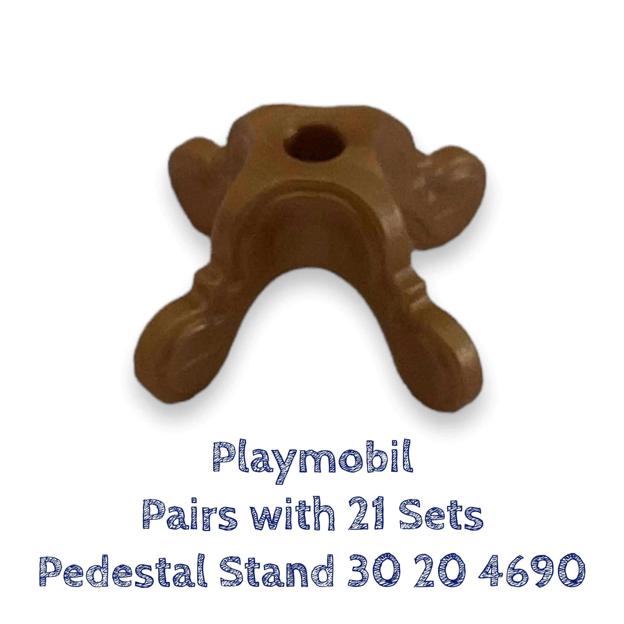 Product image for Playmobil Pedestal Stand Base Pairs with 21  Sets Replacement Part 30204690