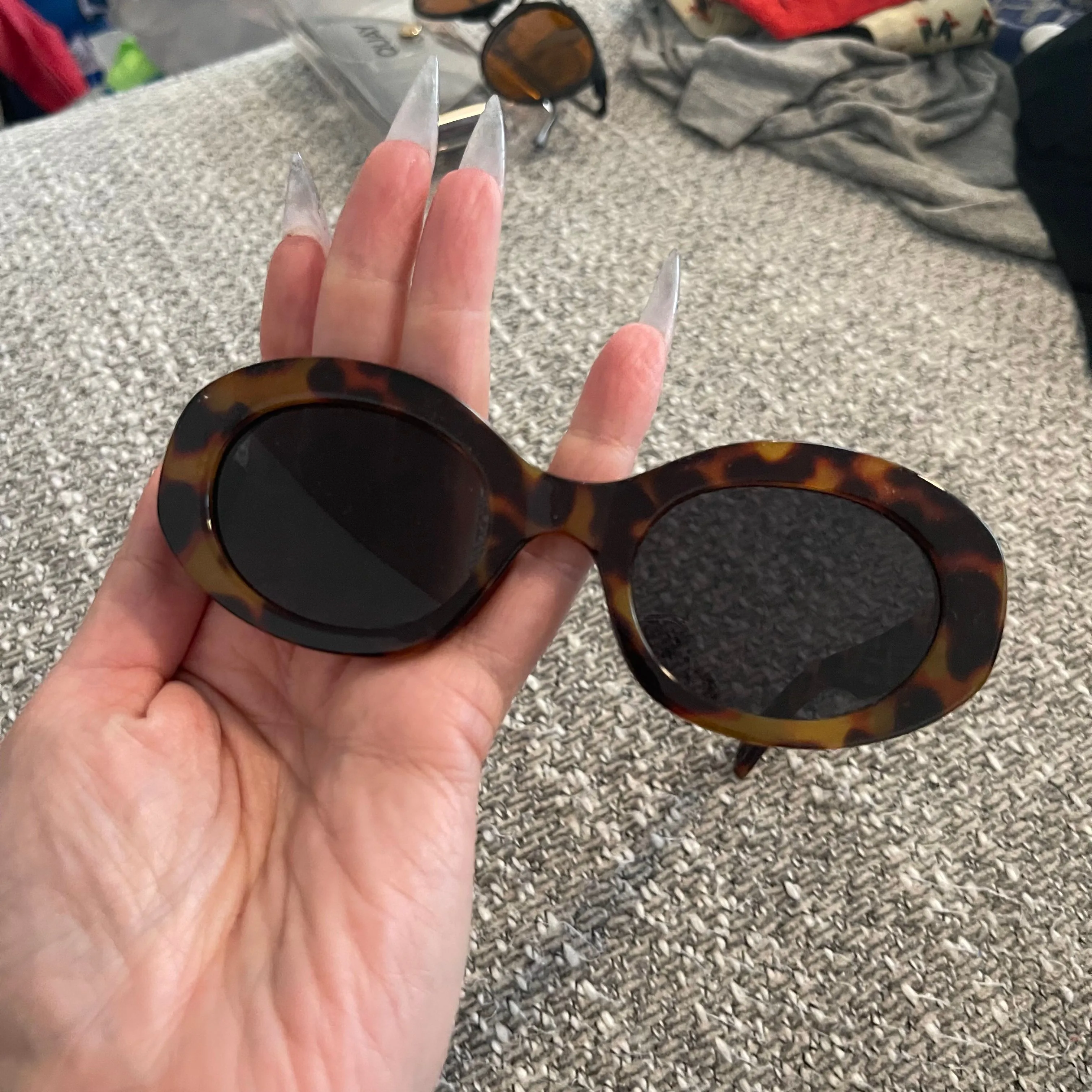 Product image for Turtle shell print sunglasses