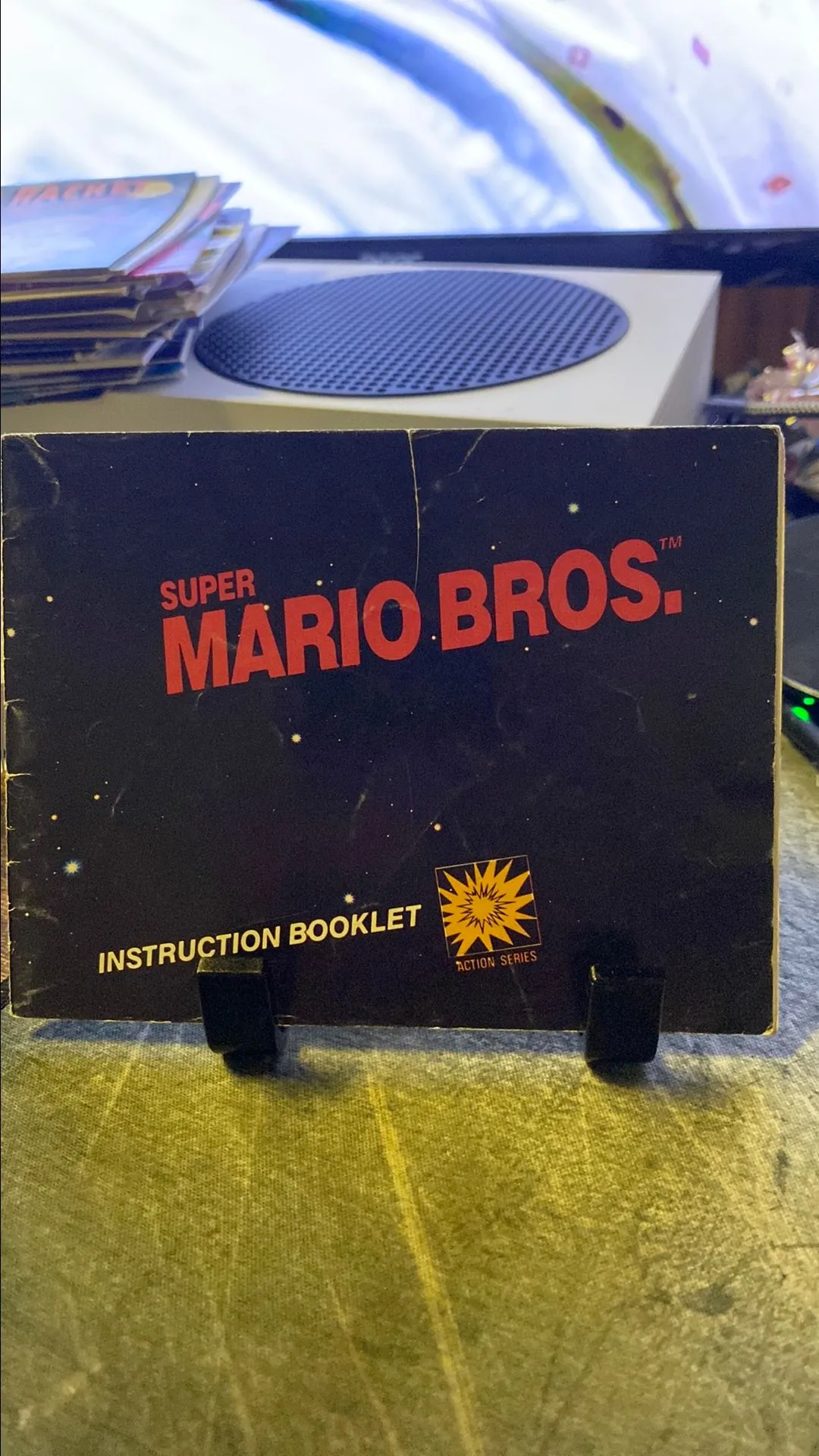 Product image for Super Mario Bros MANUAL ONLY NES
