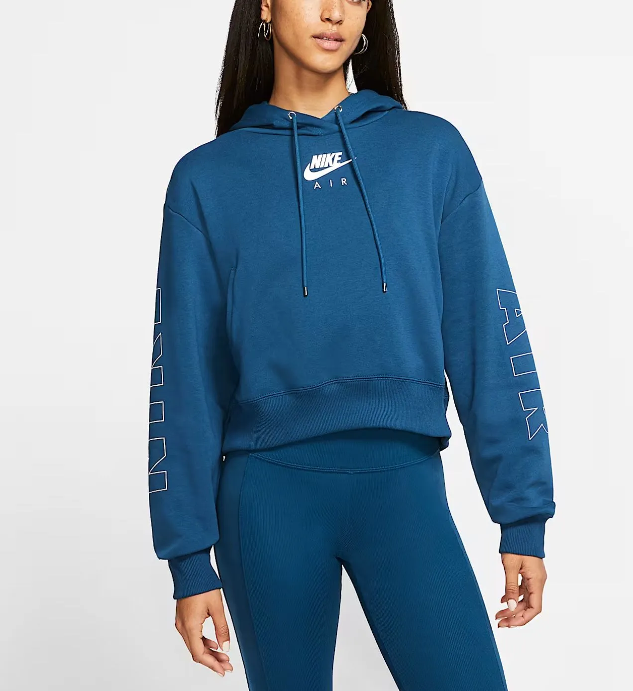 Product image for Nike Air Hoodie Cropped Blue Small