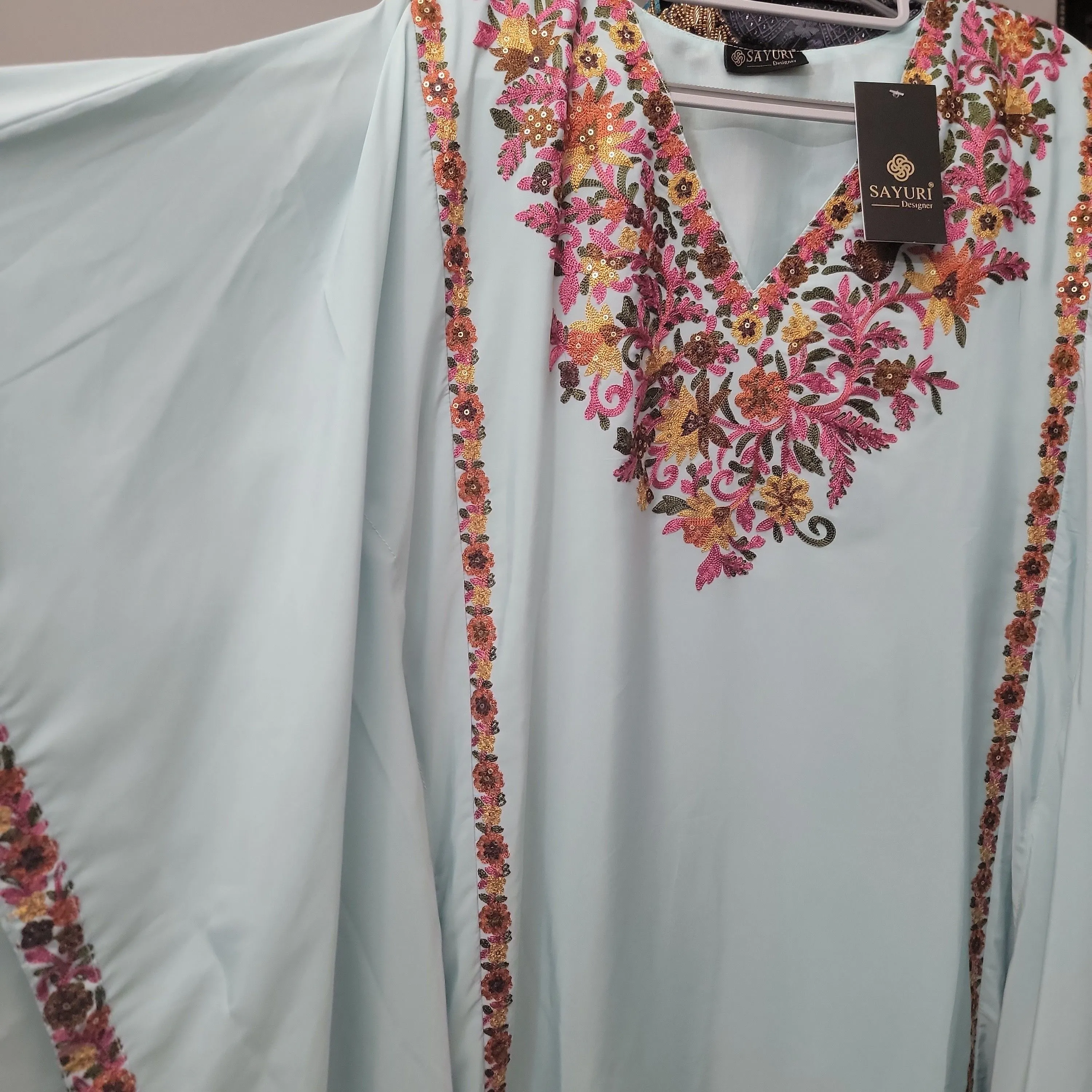 Product image for Pakistani kaptan dress with pant and dupatta.