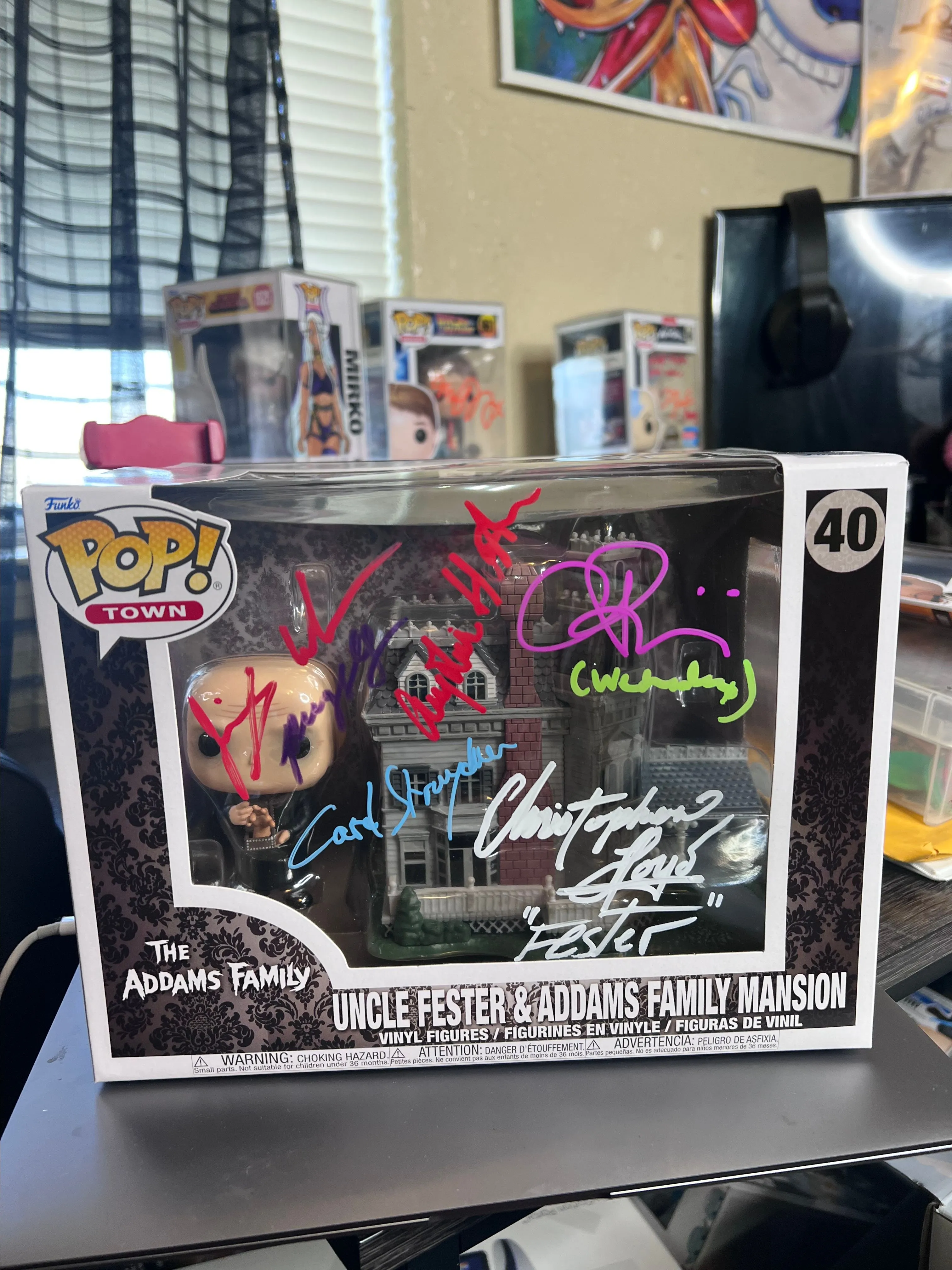 Product image for Uncle Fester Mansion Signed x JSA