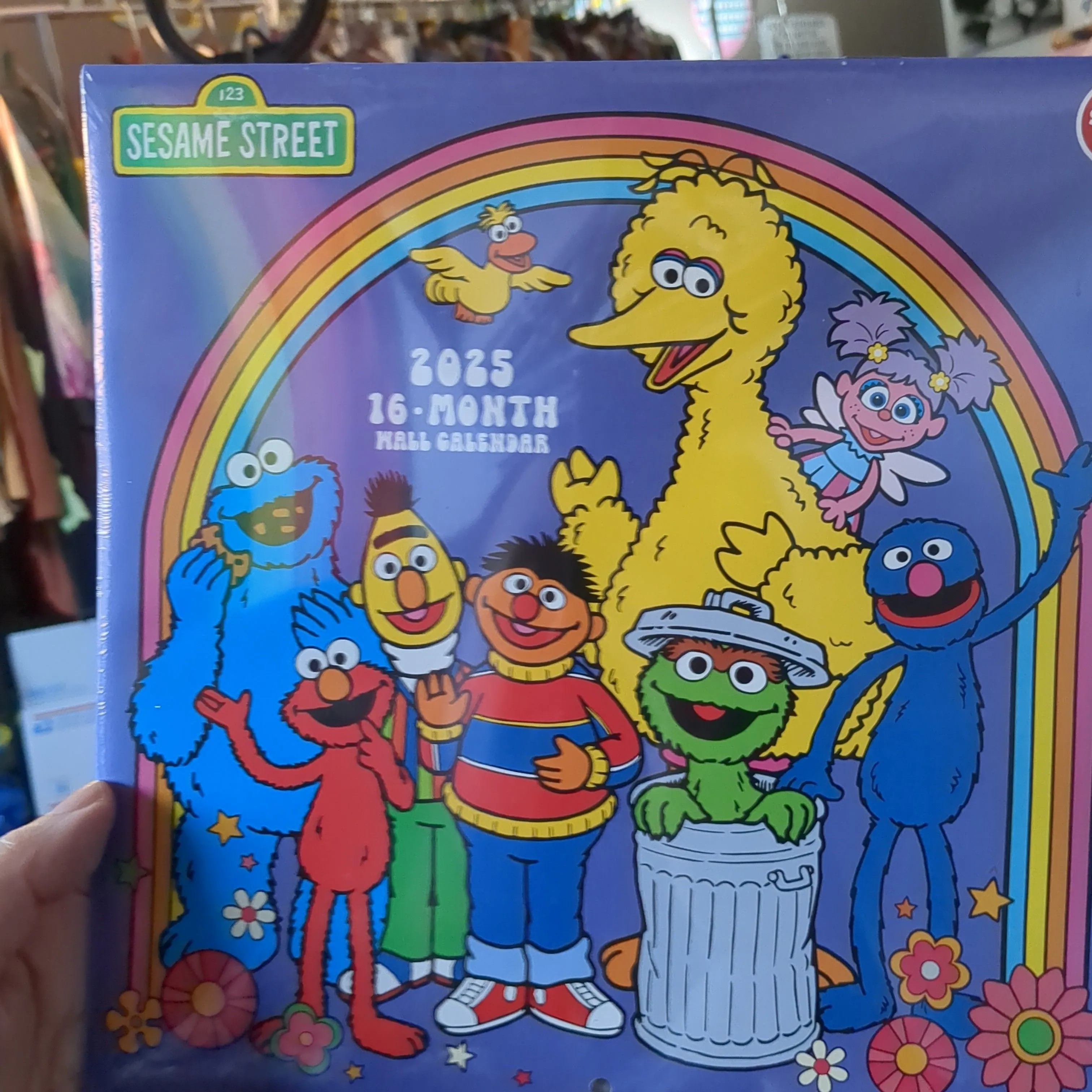 Product image for miscellaneous 2025 sesame Street calendar